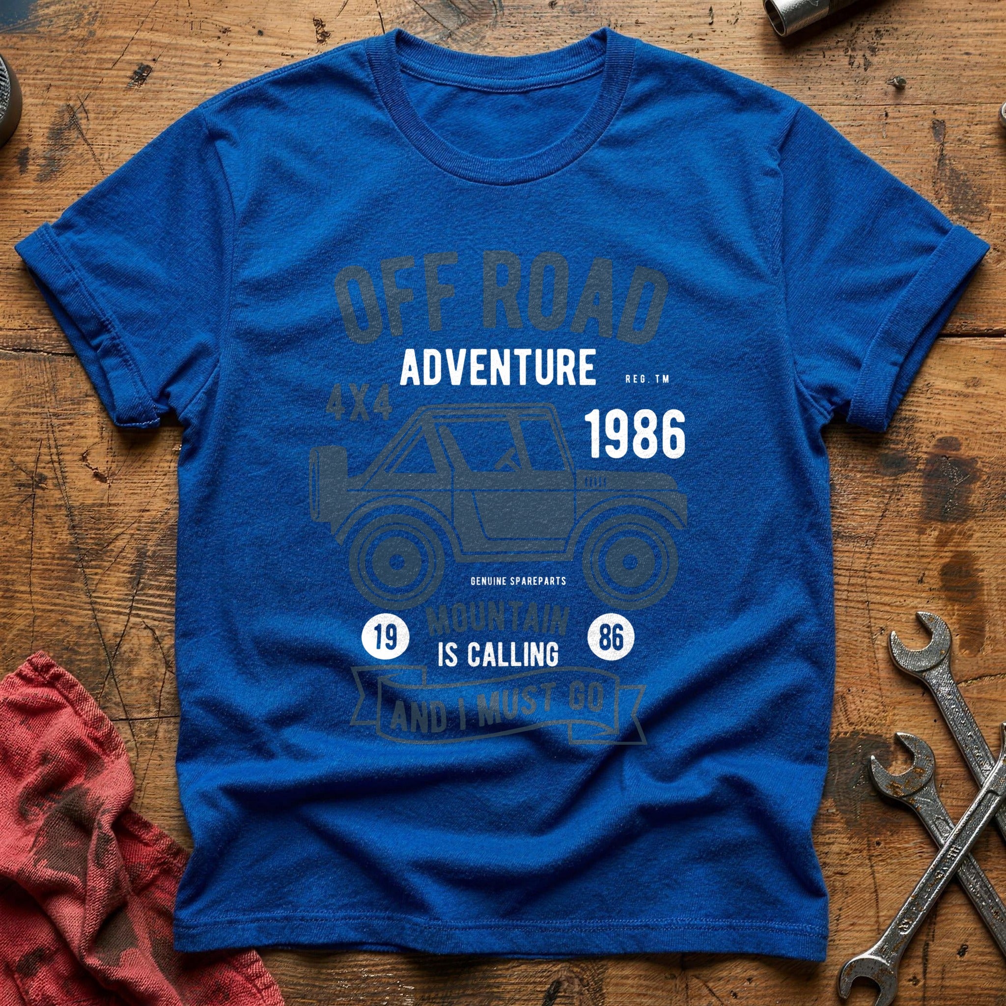 Off road adventure T-Shirt - Royal
