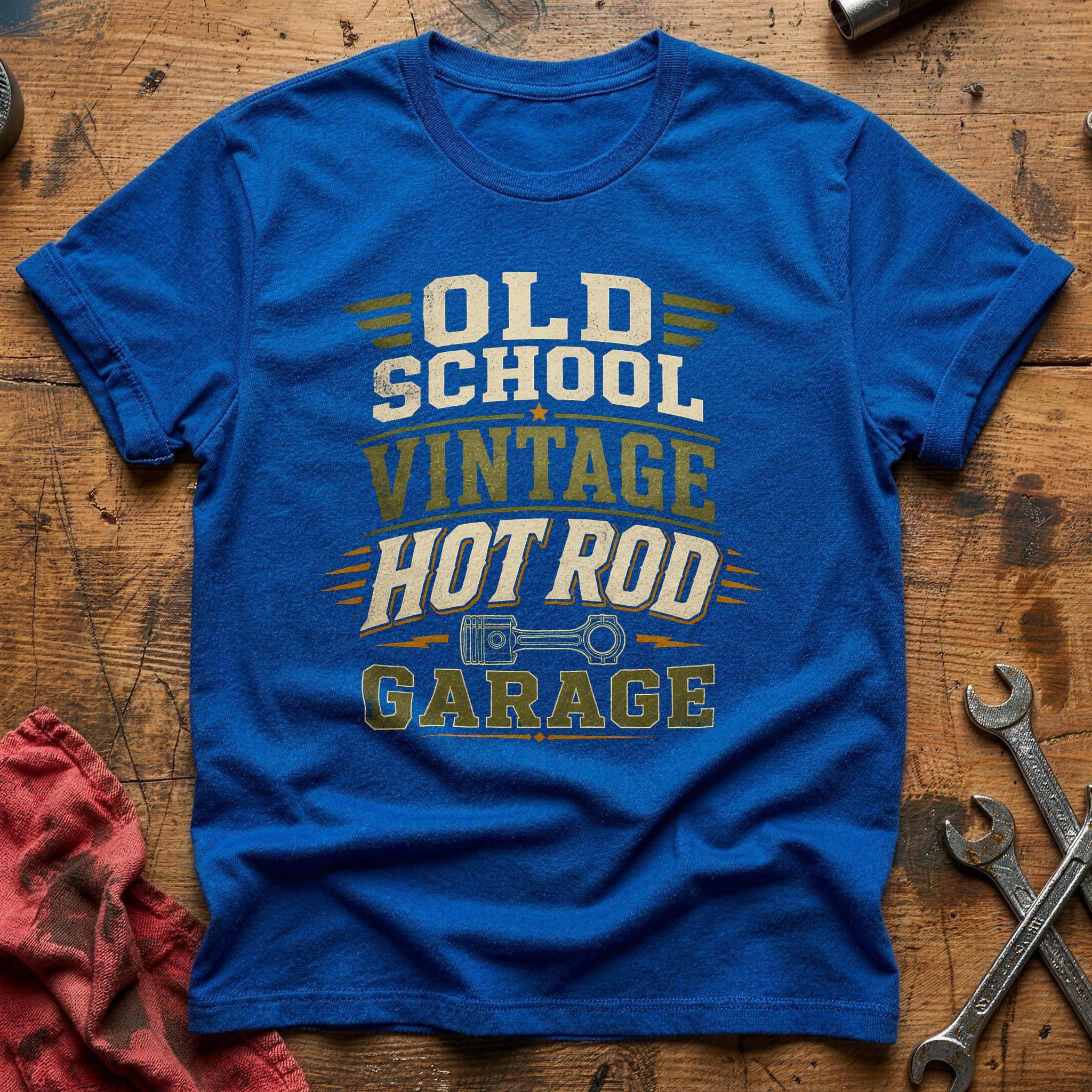 Old School Hot Rod Garage - Royal