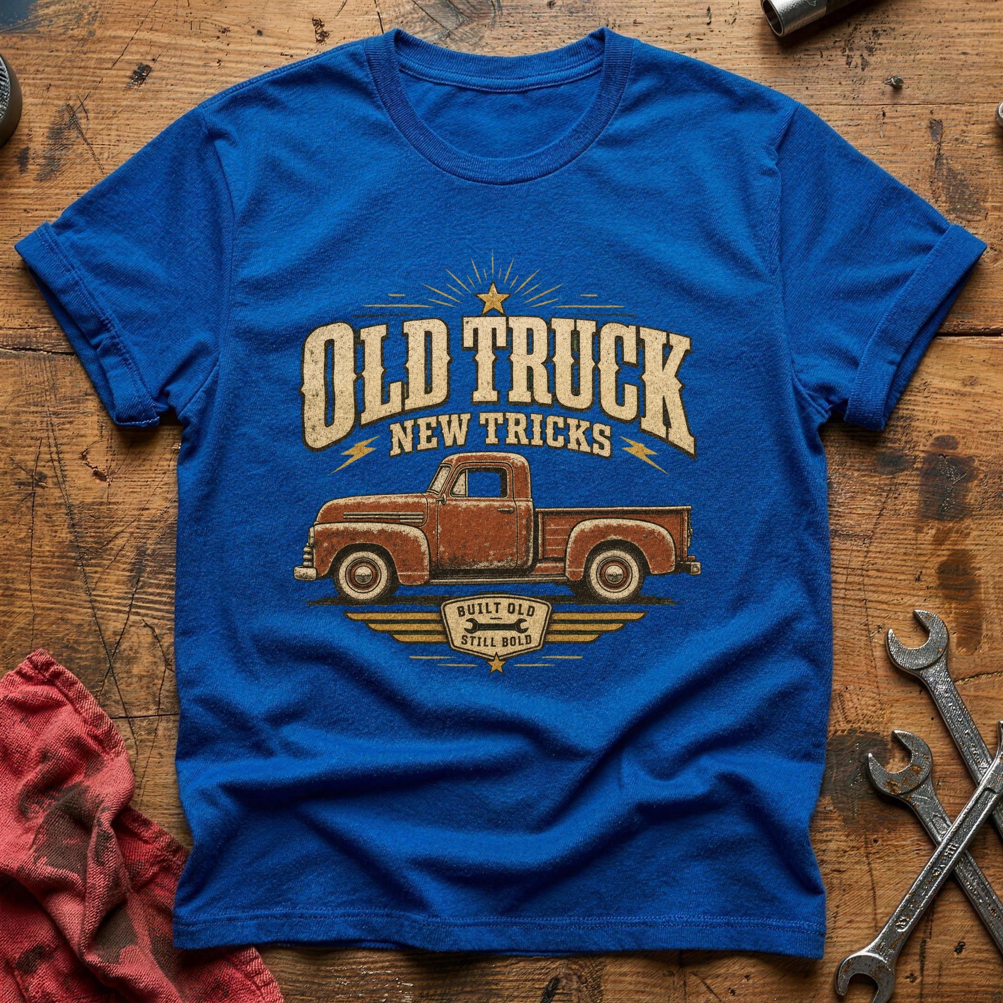 Old Truck Still Bold - Royal