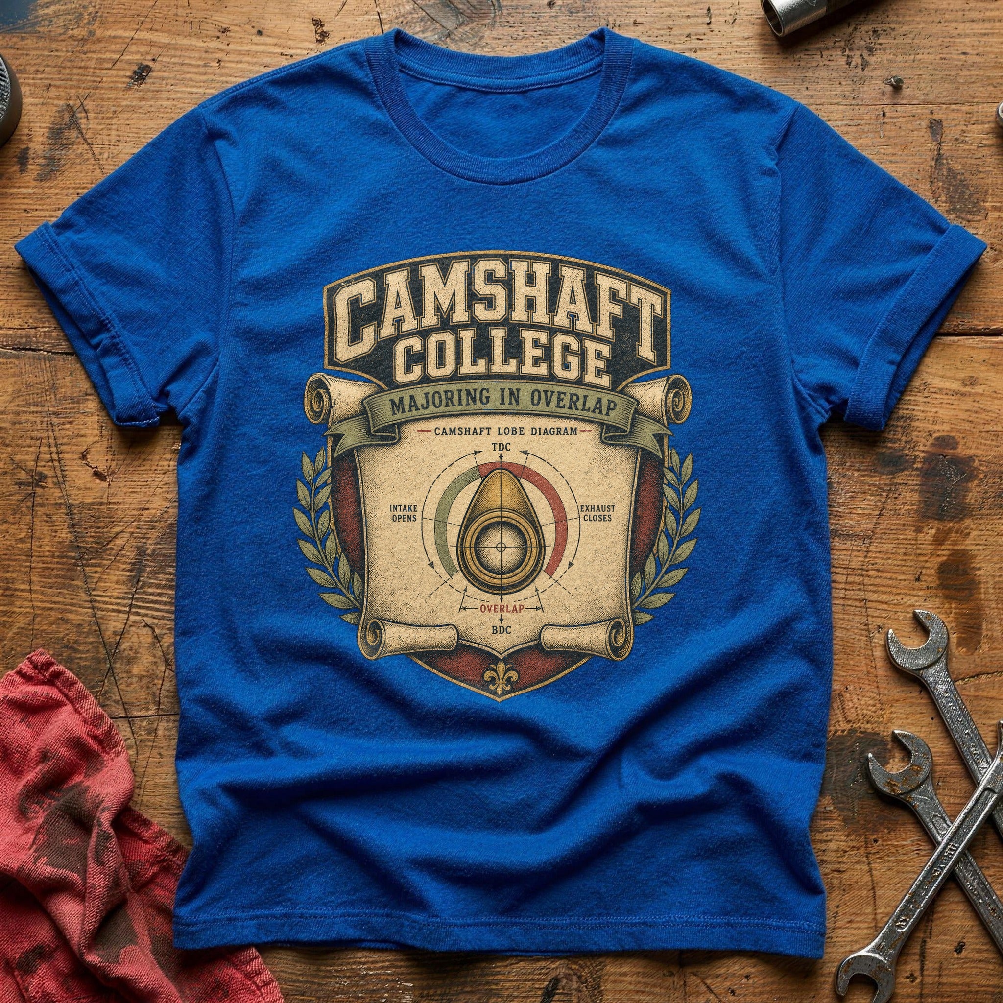 Overlap Curriculum T-Shirt - Royal