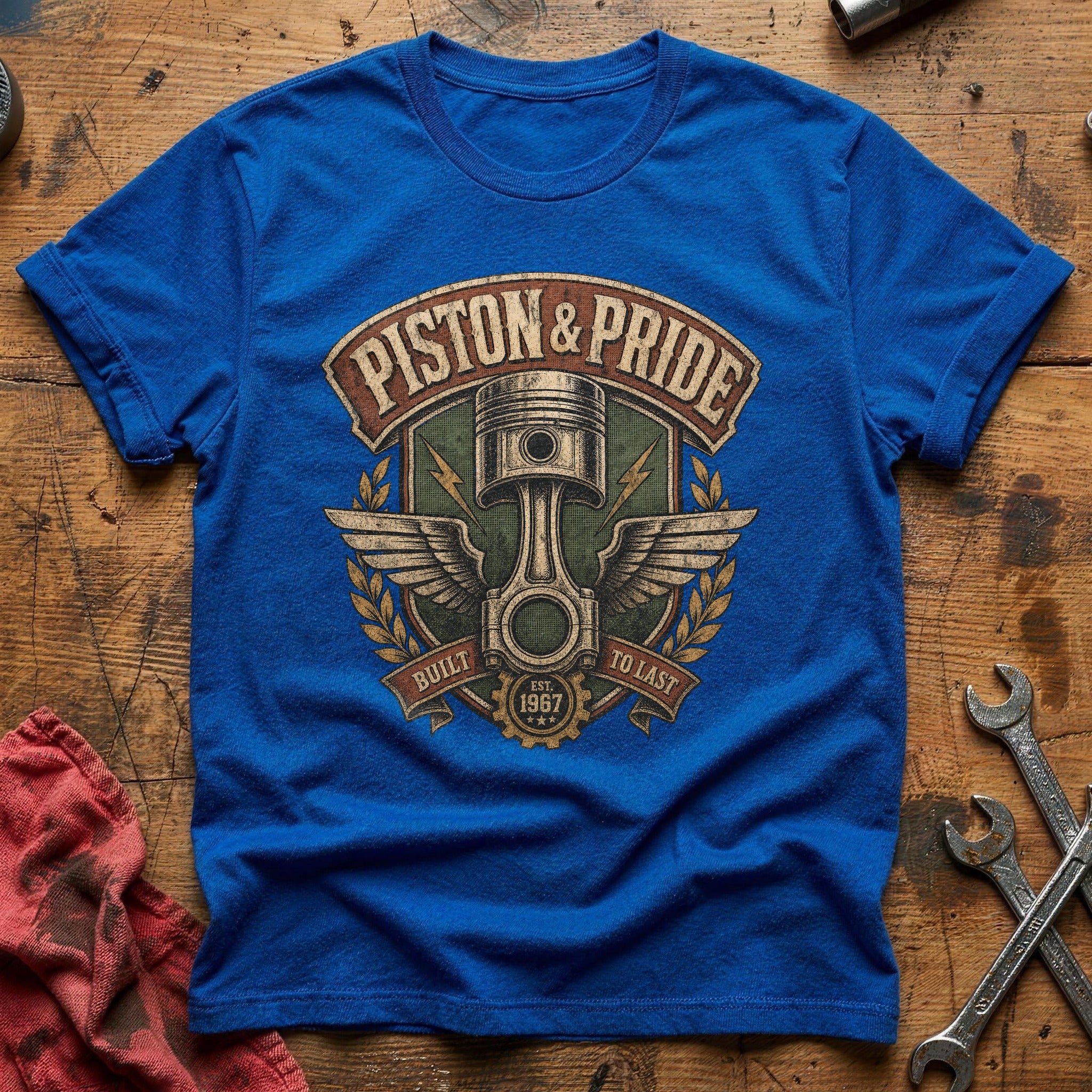 Piston & Pride T-Shirt - Royal