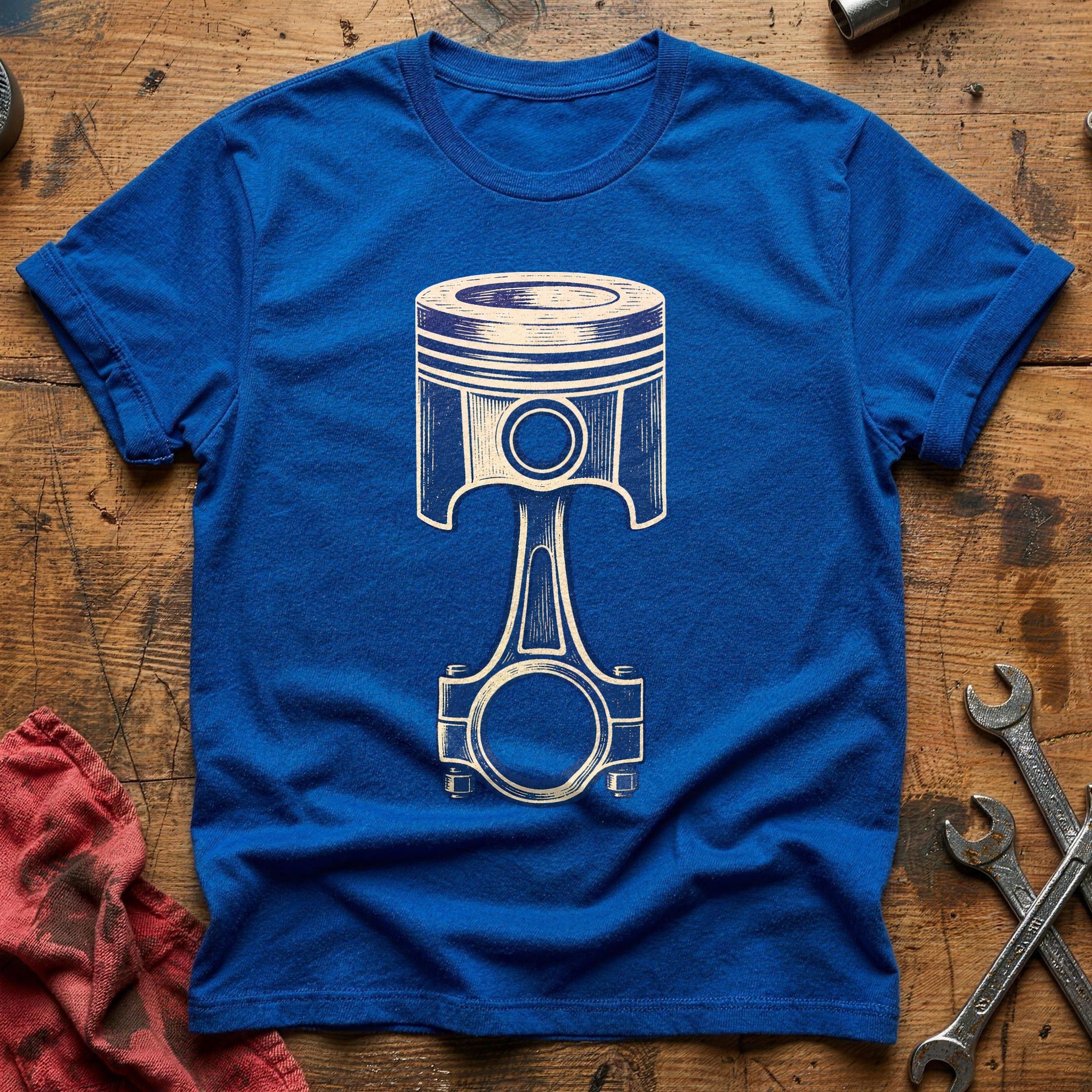 Piston & Rod T-Shirt - Royal