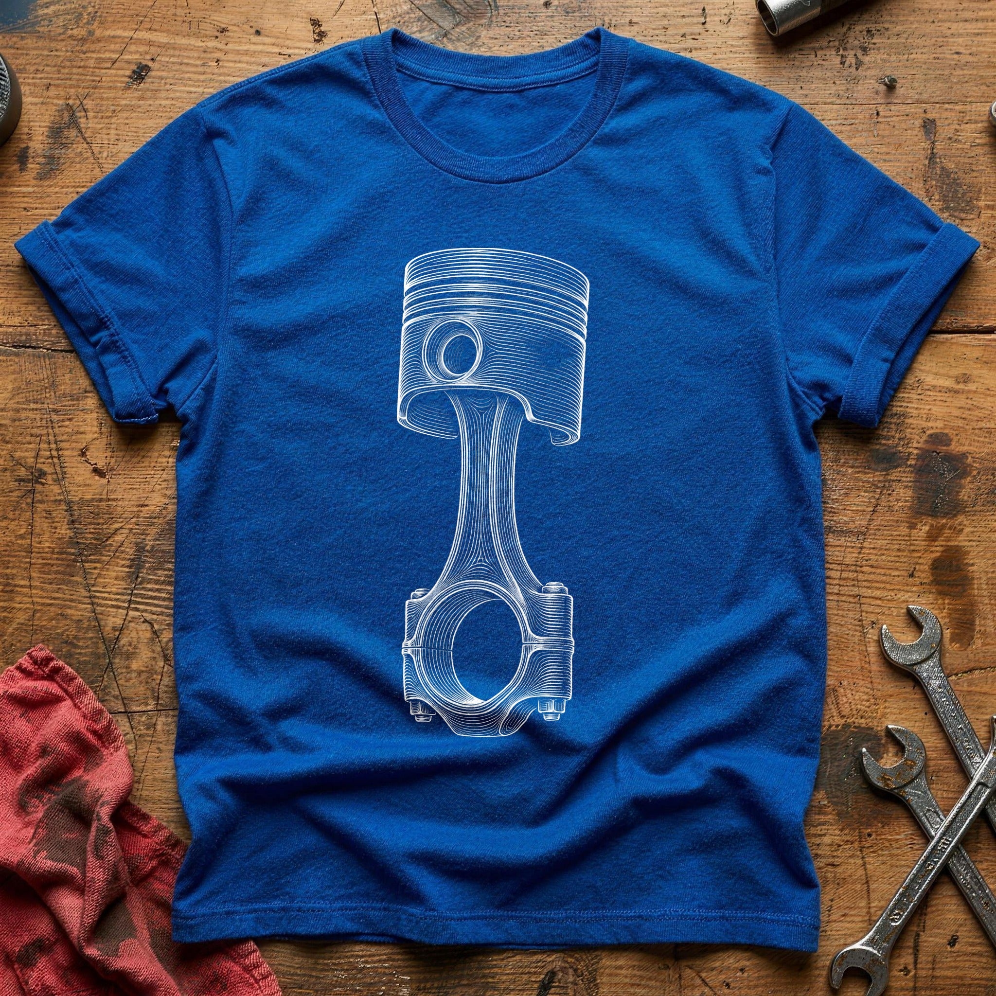 Piston & Spark T-Shirt - Royal