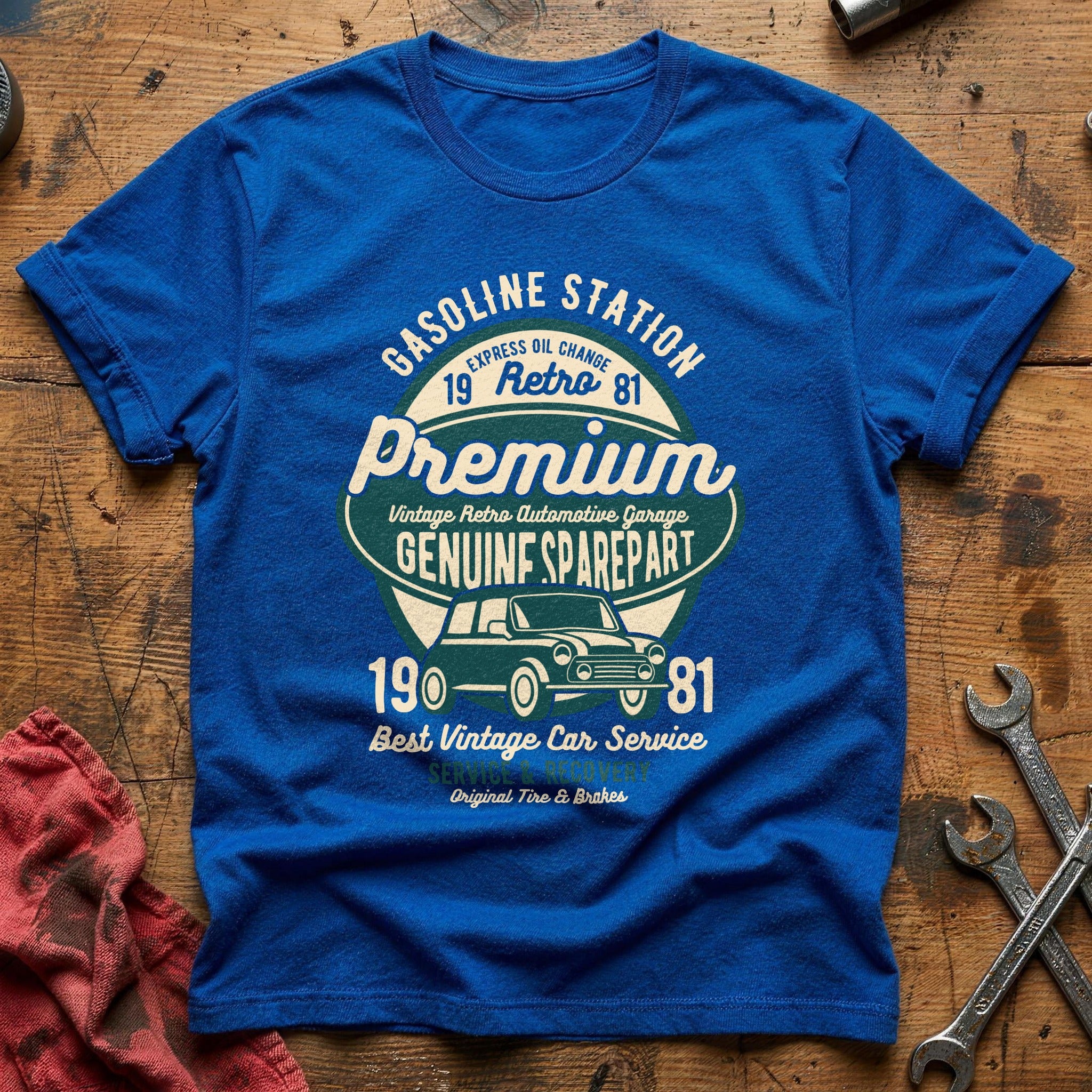 Premium garage T-Shirt - Royal