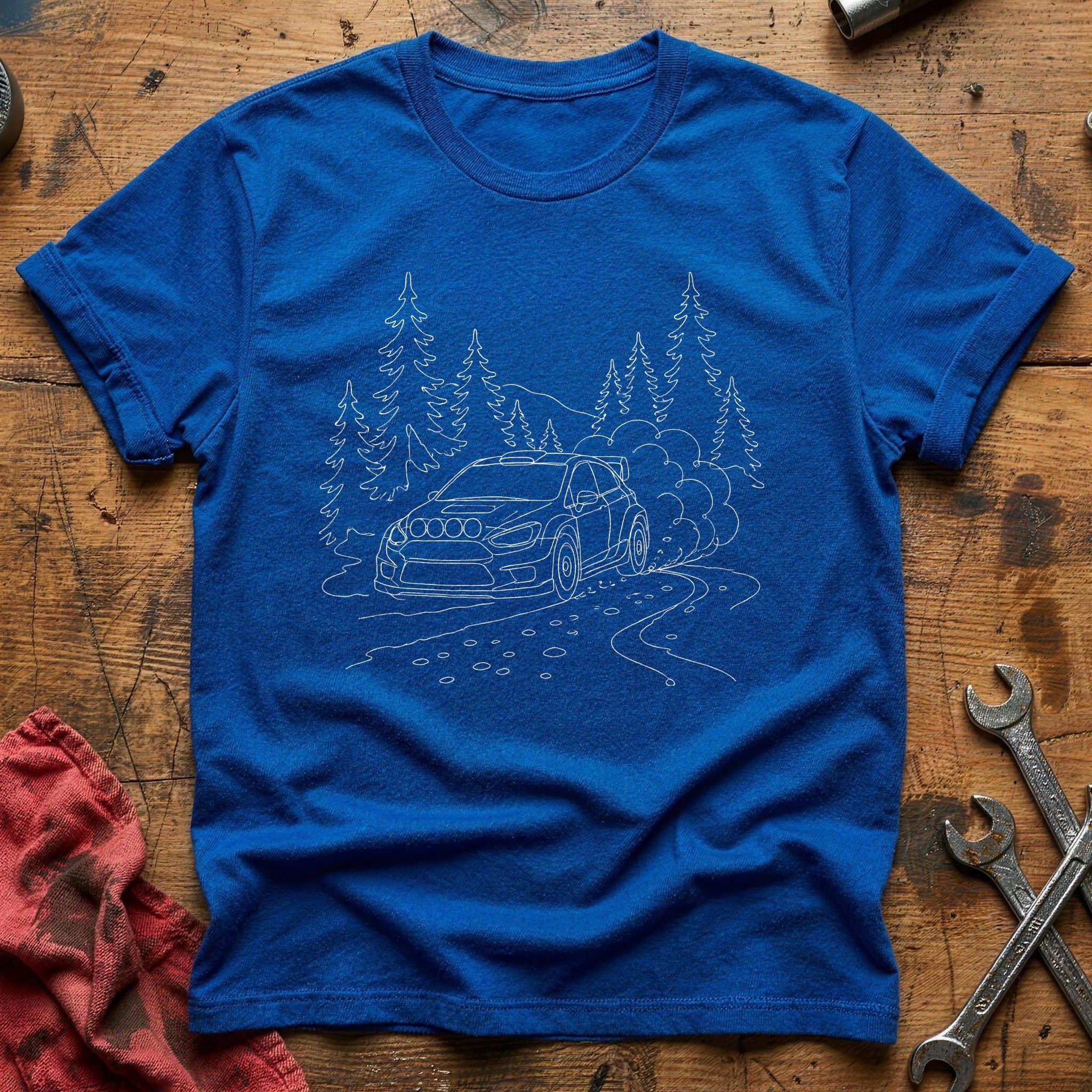 Rally Forest Gravel 66 T-Shirt - Royal