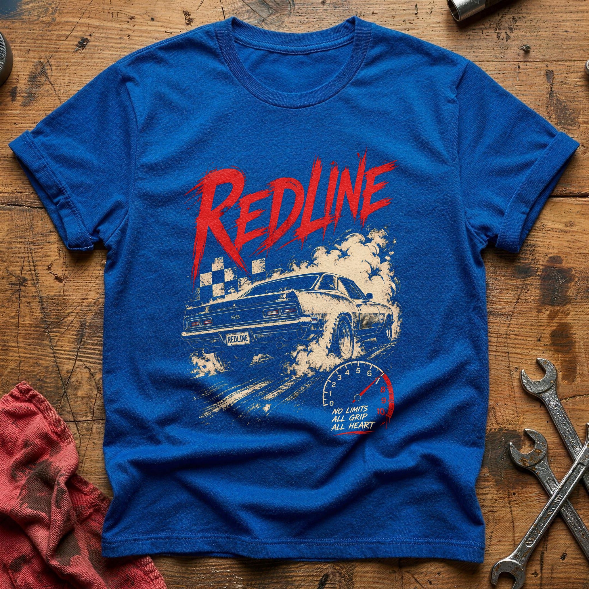 Redline Grunge 22 T-Shirt - Royal