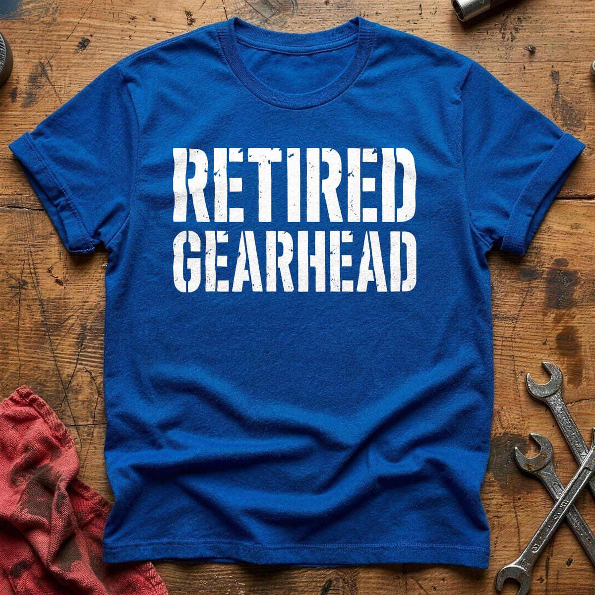 Retired Gearhead 84 T-Shirt - Royal