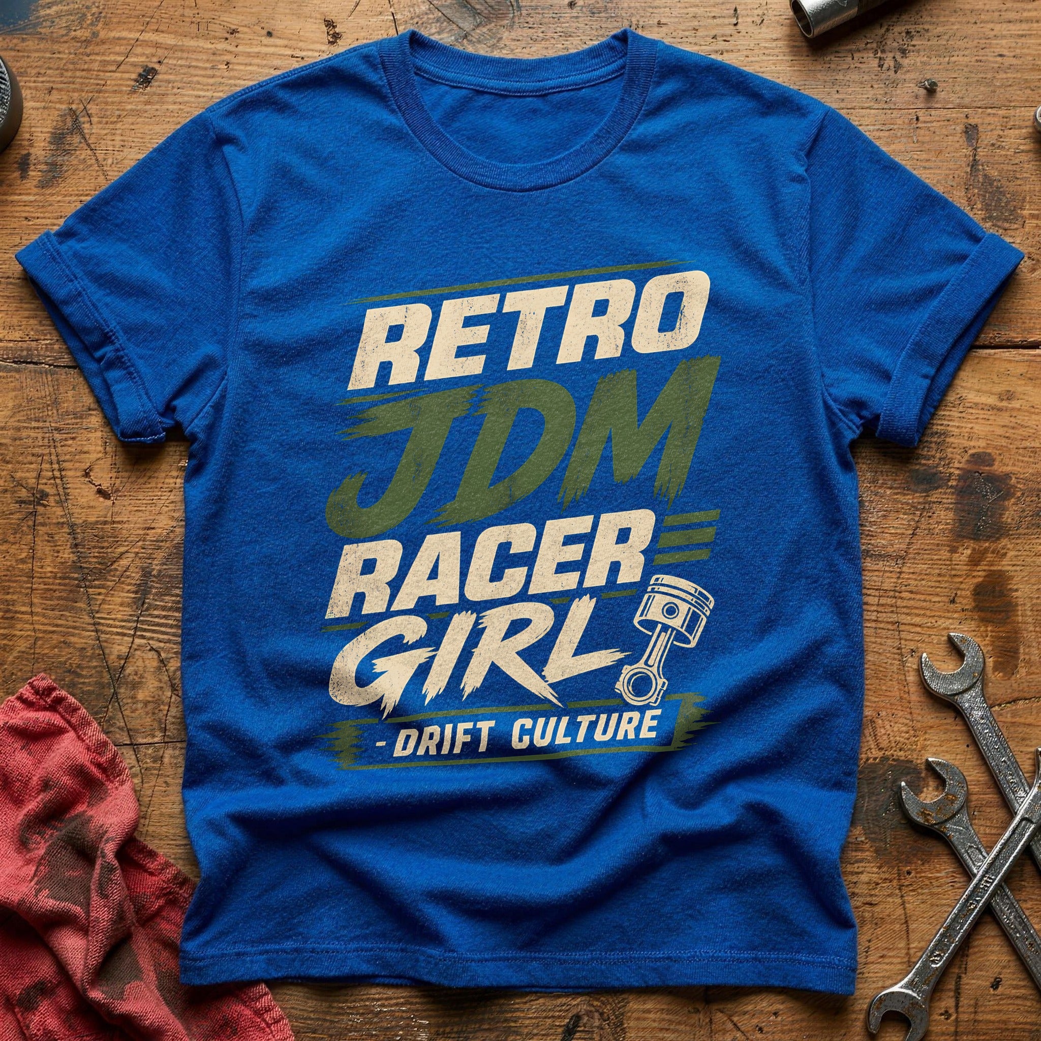 Retro Racer Girl - Royal