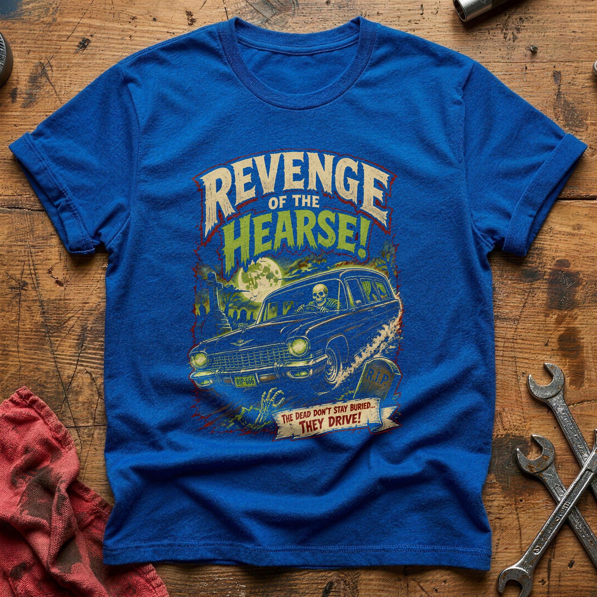 Revenge Of The Hearse 47 T-Shirt - Royal