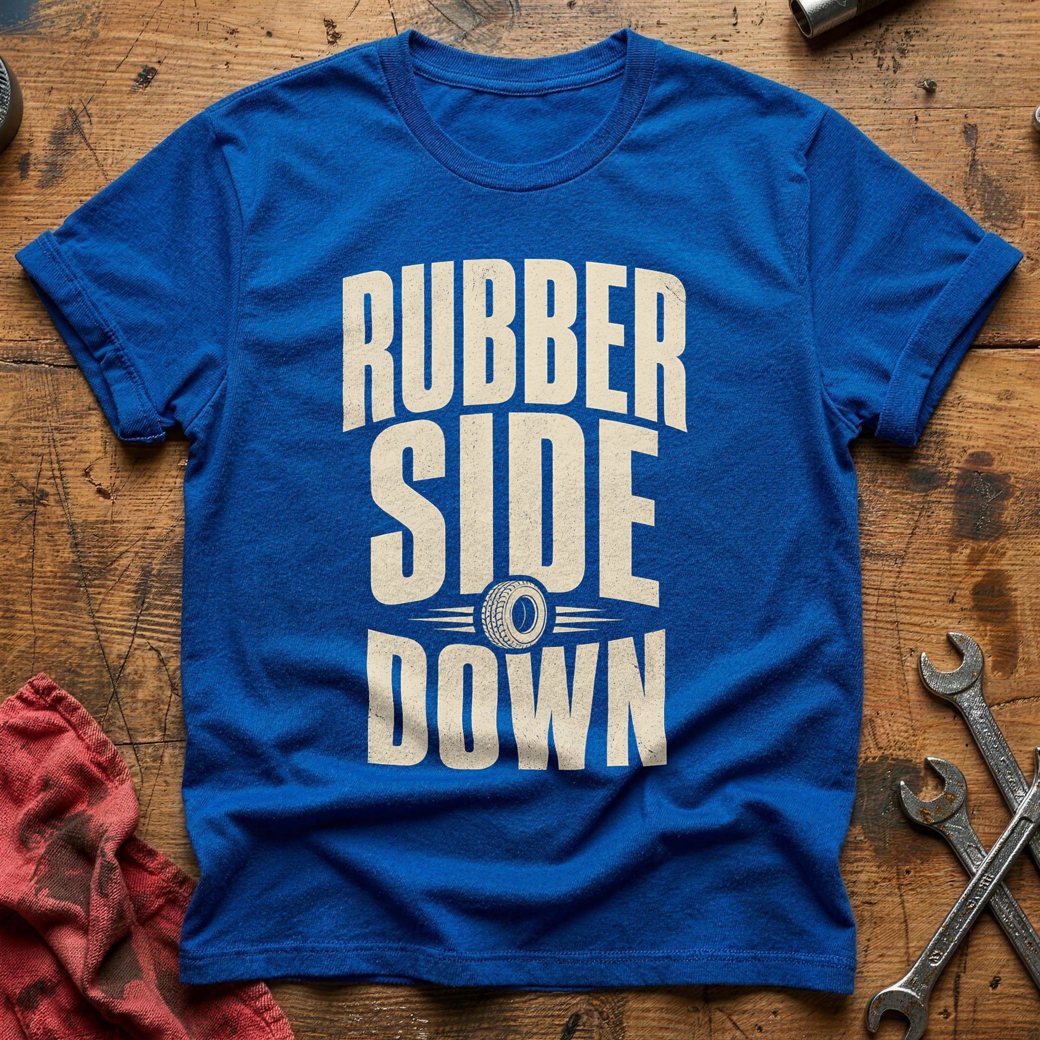 Rubber Side Down - Royal