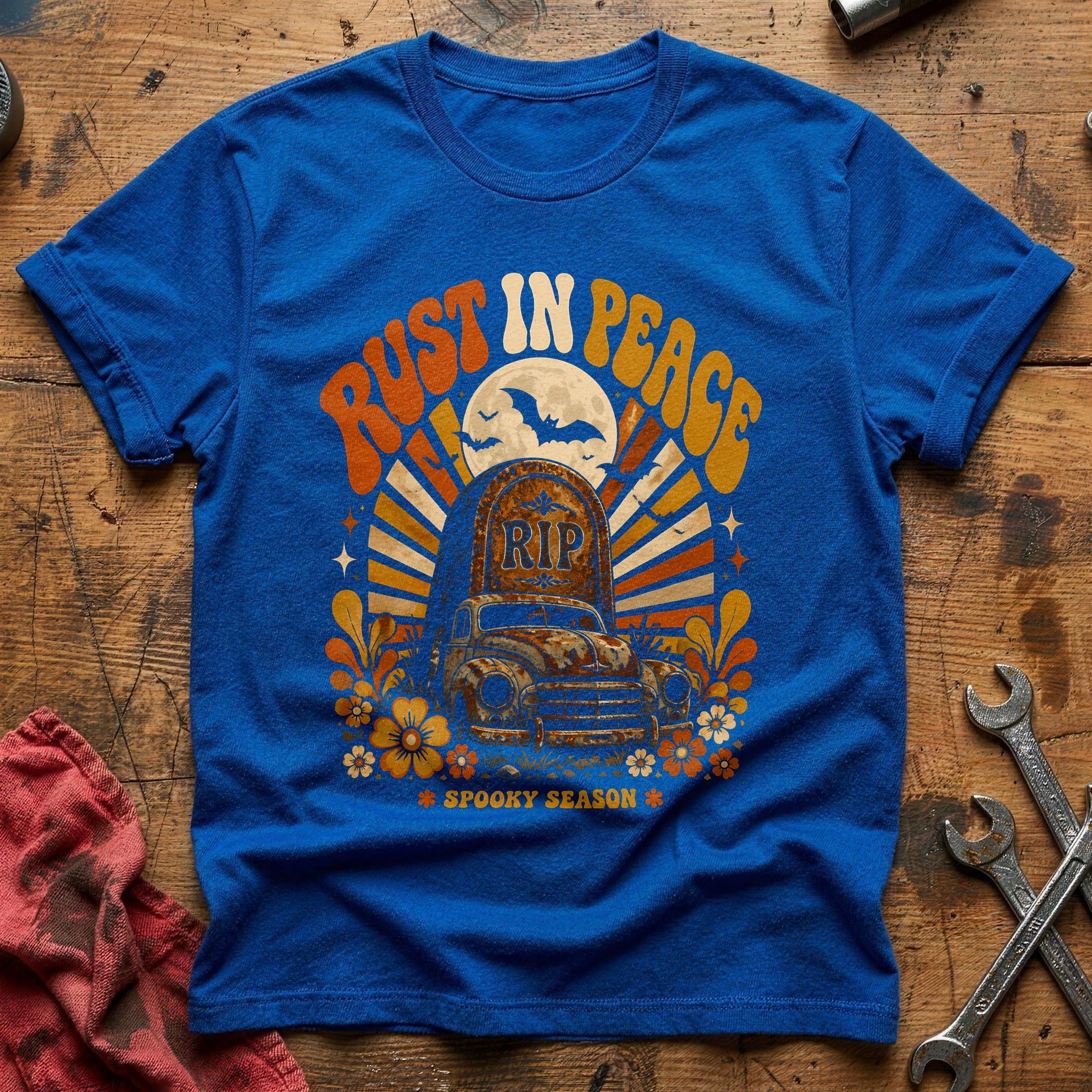 Rust In Peace 57 T-Shirt - Royal