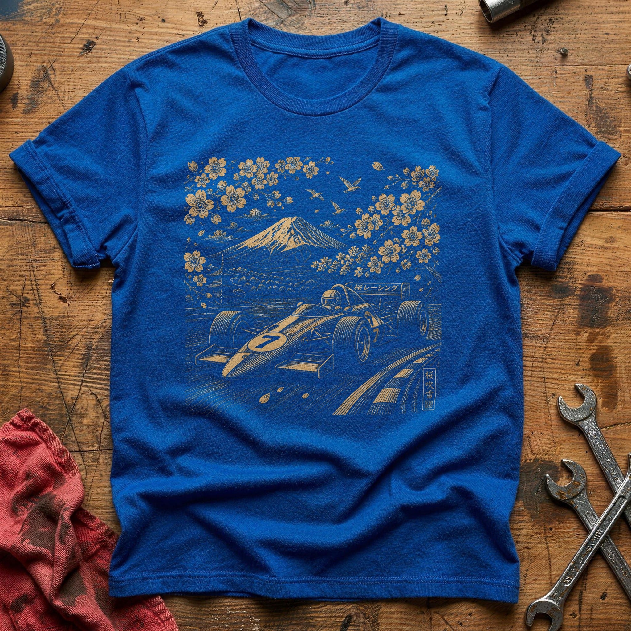 Sakura Circuit T-Shirt - Royal