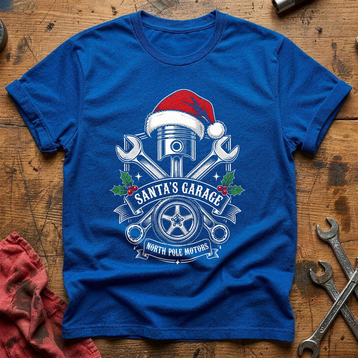 Santa's Garage 15 T-Shirt - Royal