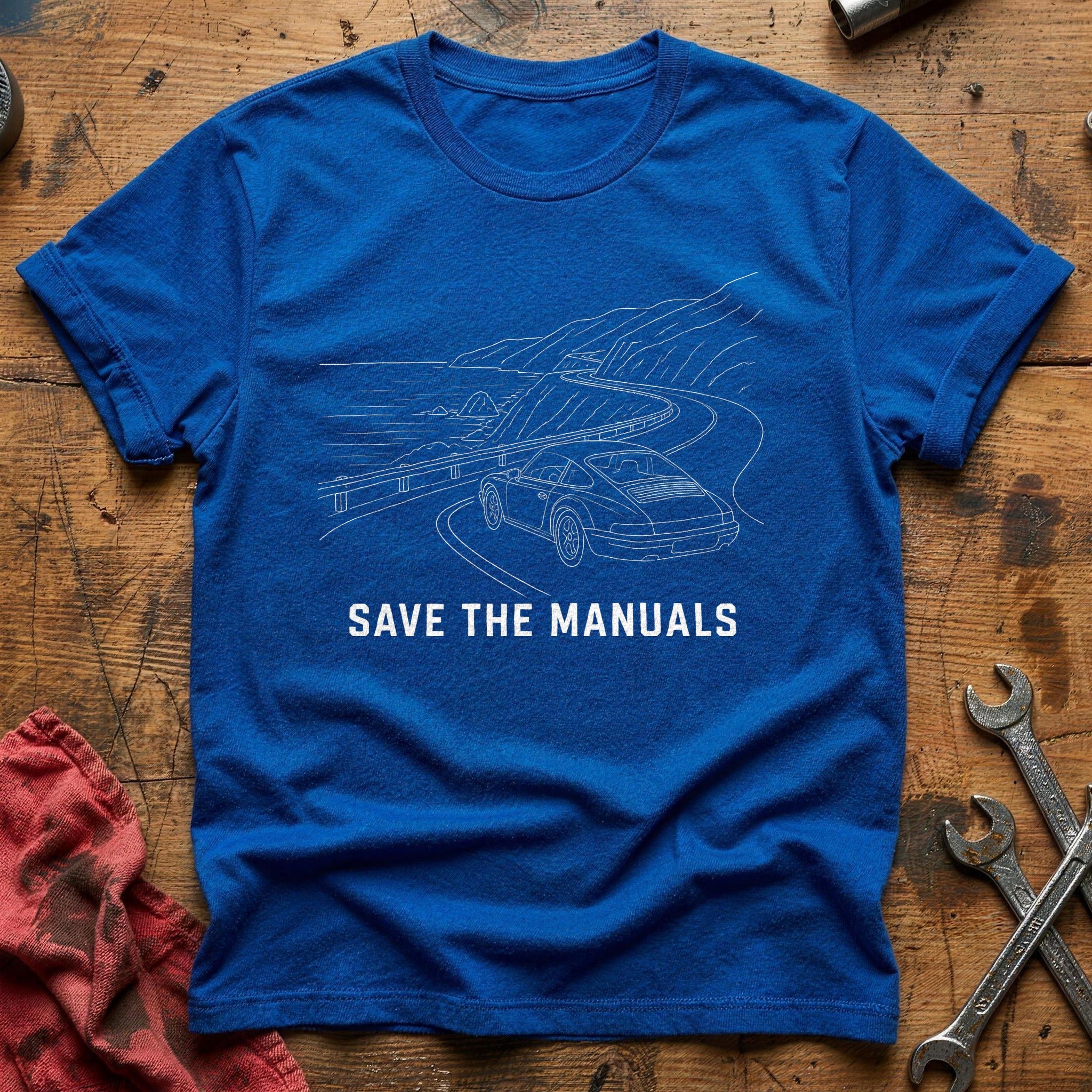 Save The Manuals 46 T-Shirt - Royal