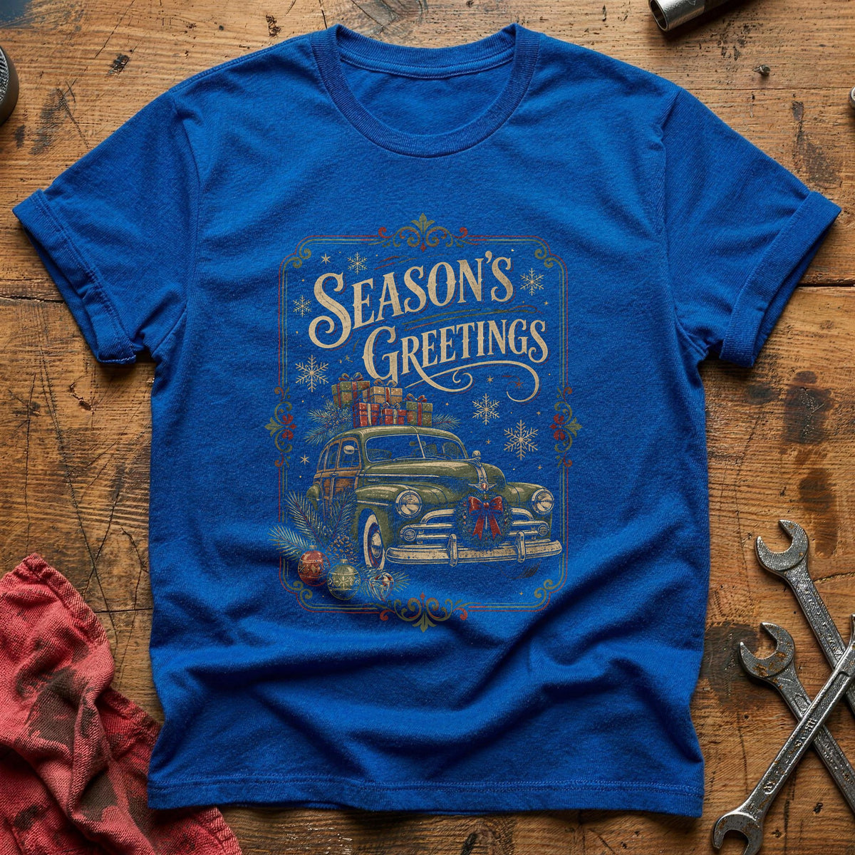 Season's Greetings 84 T-Shirt - Royal