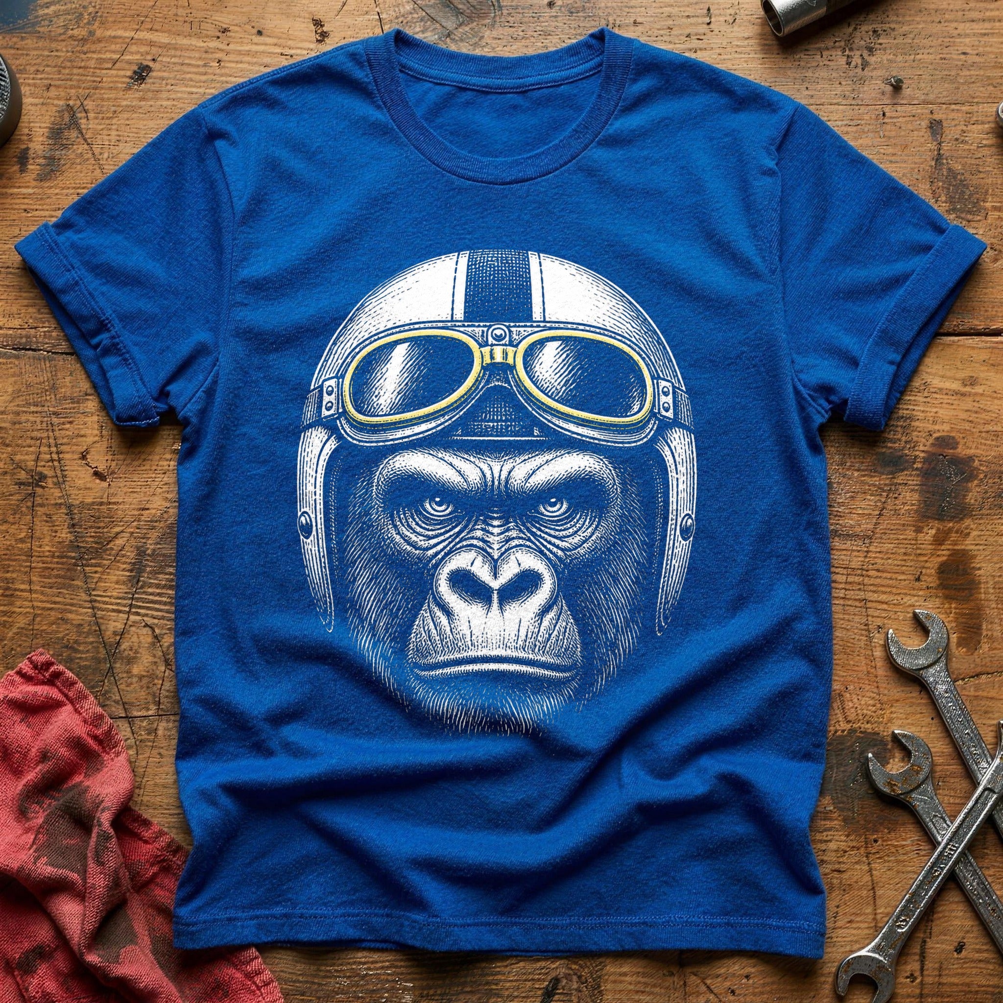 Shades & Stubble T-Shirt - Royal