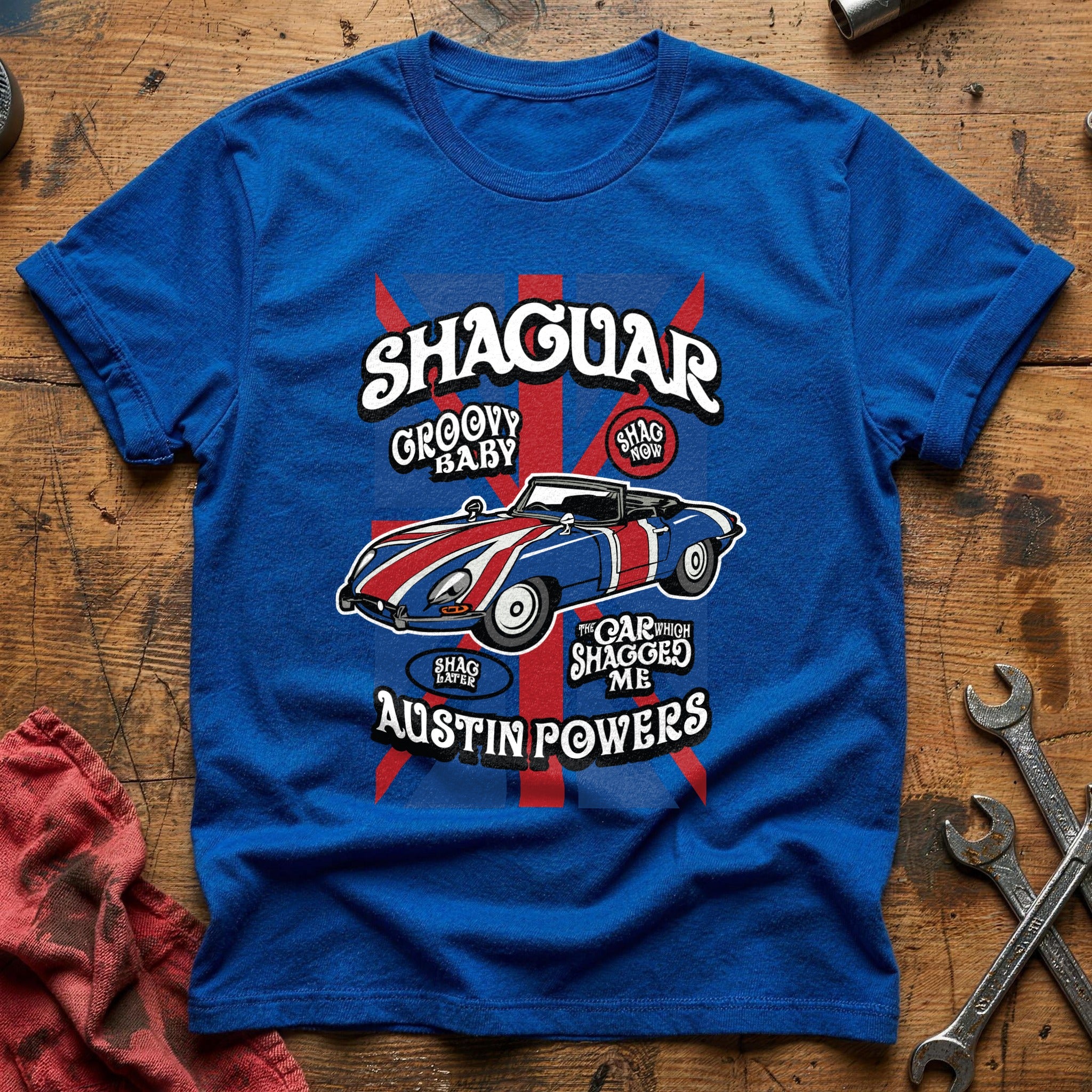 Shaguar car T-Shirt - Royal