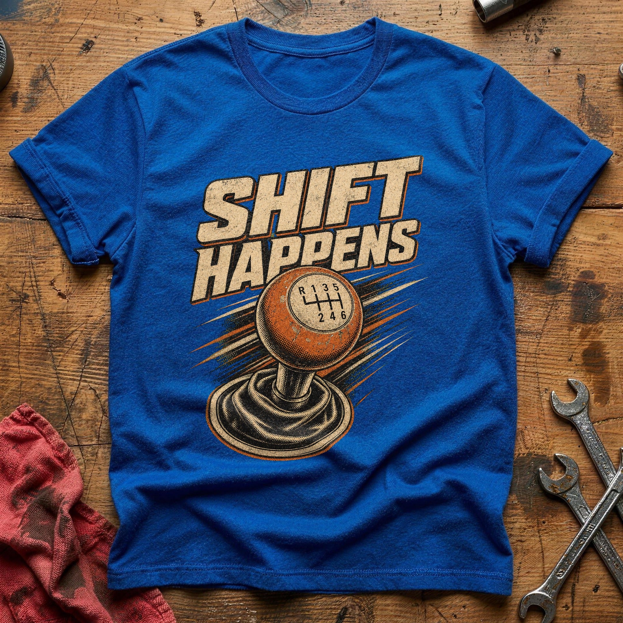 Shift Happens T-Shirt - Royal