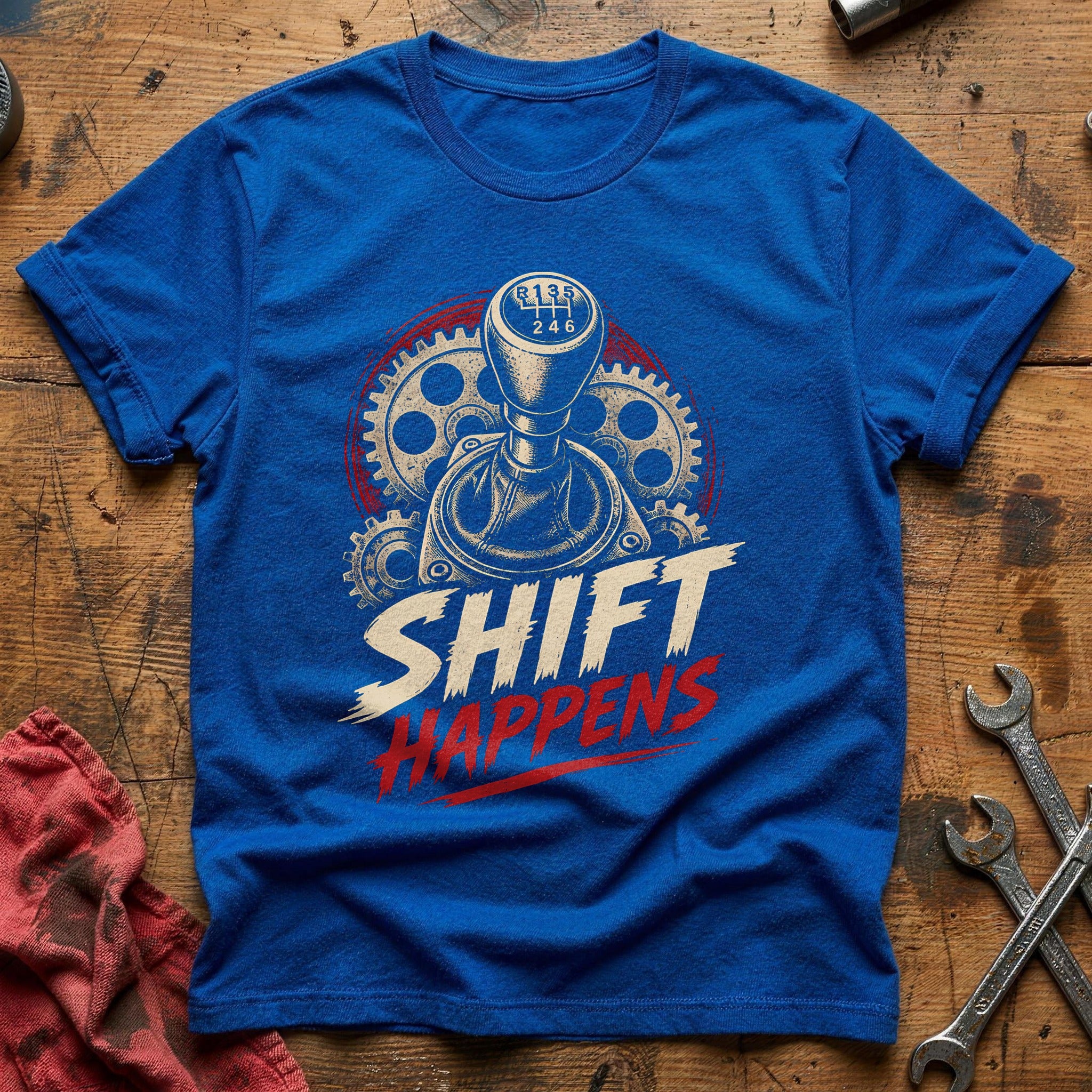 Shift Happens 25 T-Shirt - Royal