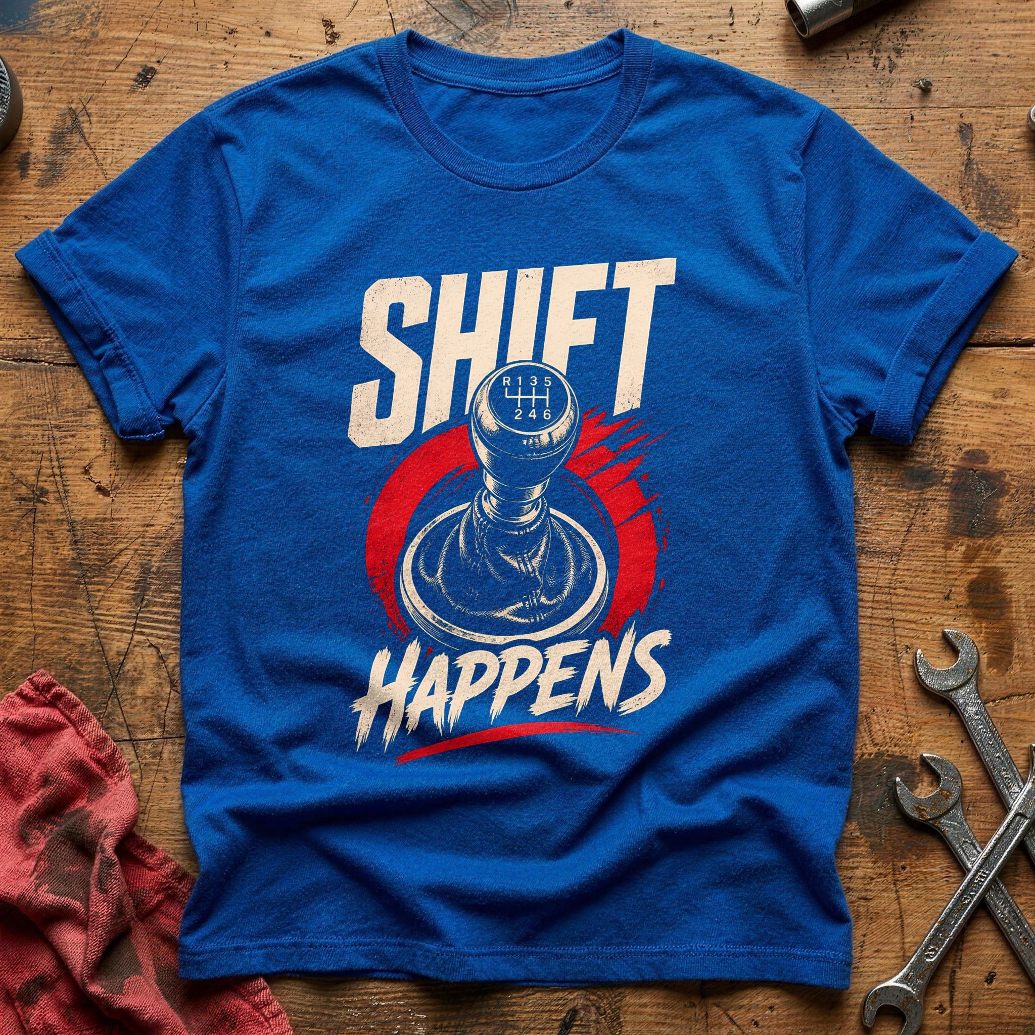 Shift Happens T-Shirt - Royal