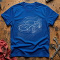 Sketch & Horsepower T-Shirt - Royal