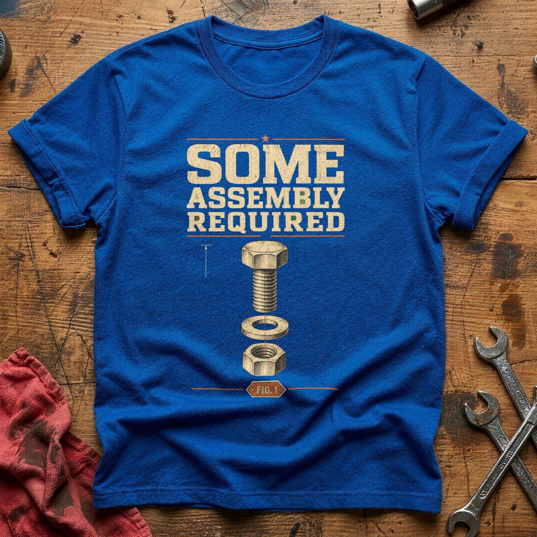Some Assembly Required T-Shirt - Royal