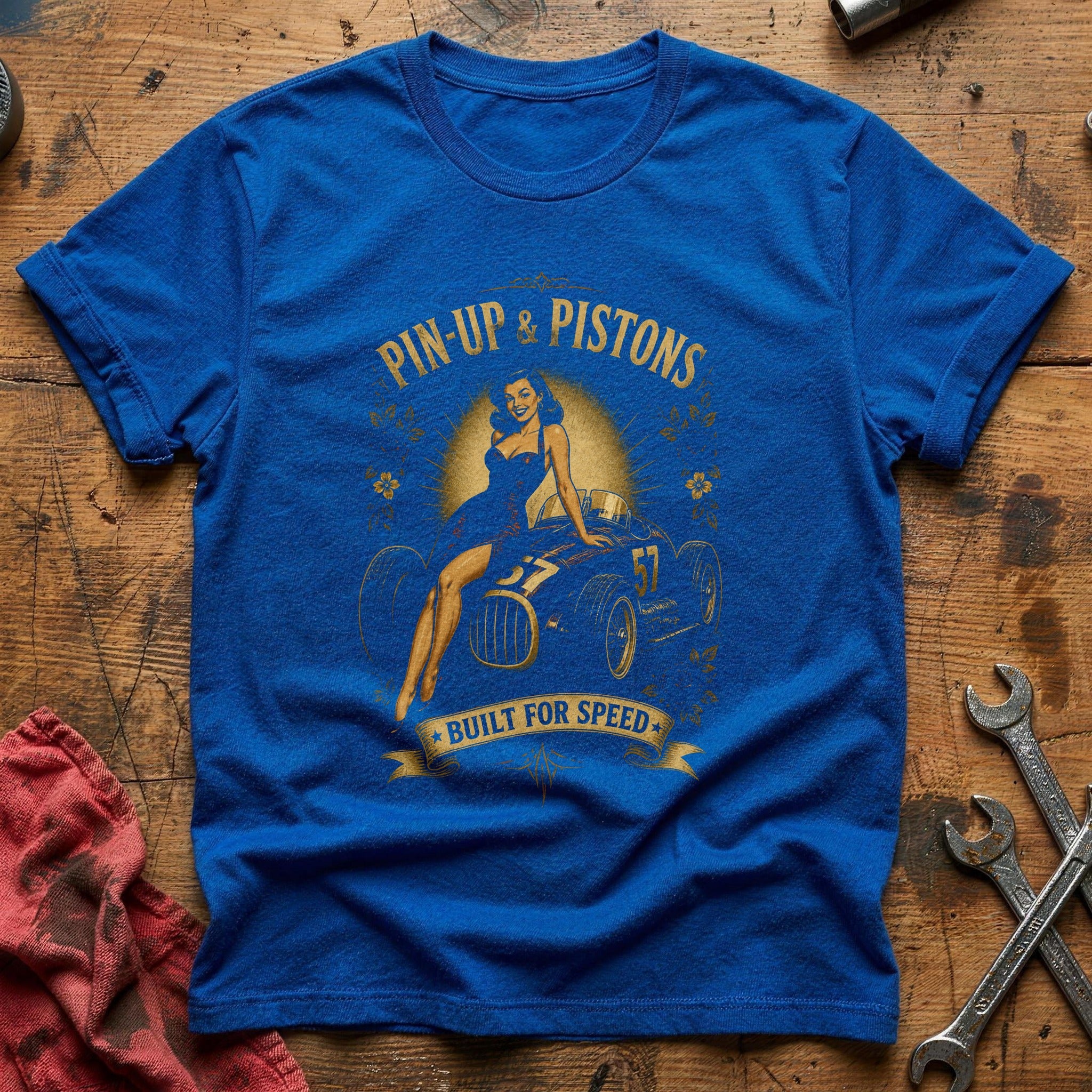 Speed & Curves T-Shirt - Royal