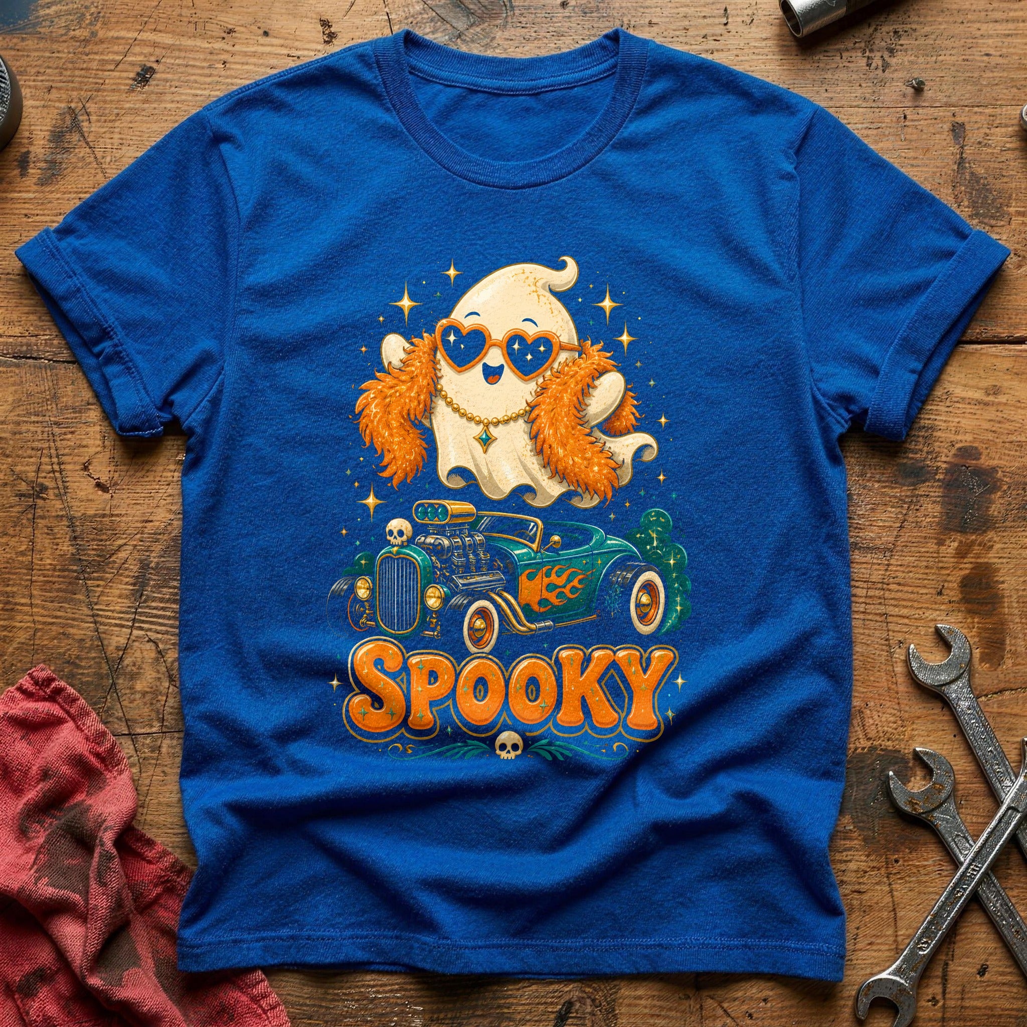 Spooky Glam Ghost 94 T-Shirt - Royal