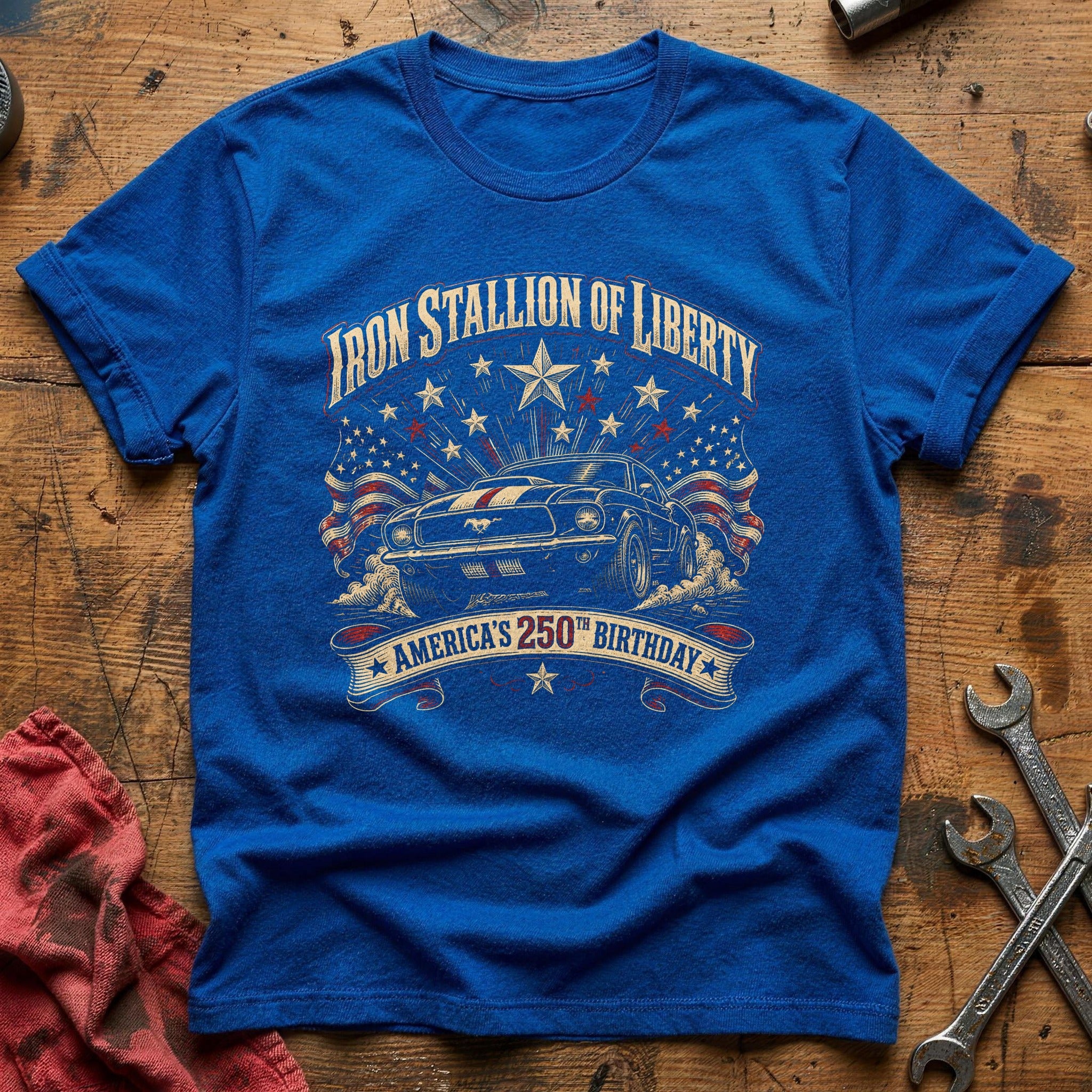 Stallion of Liberty T-Shirt - Royal