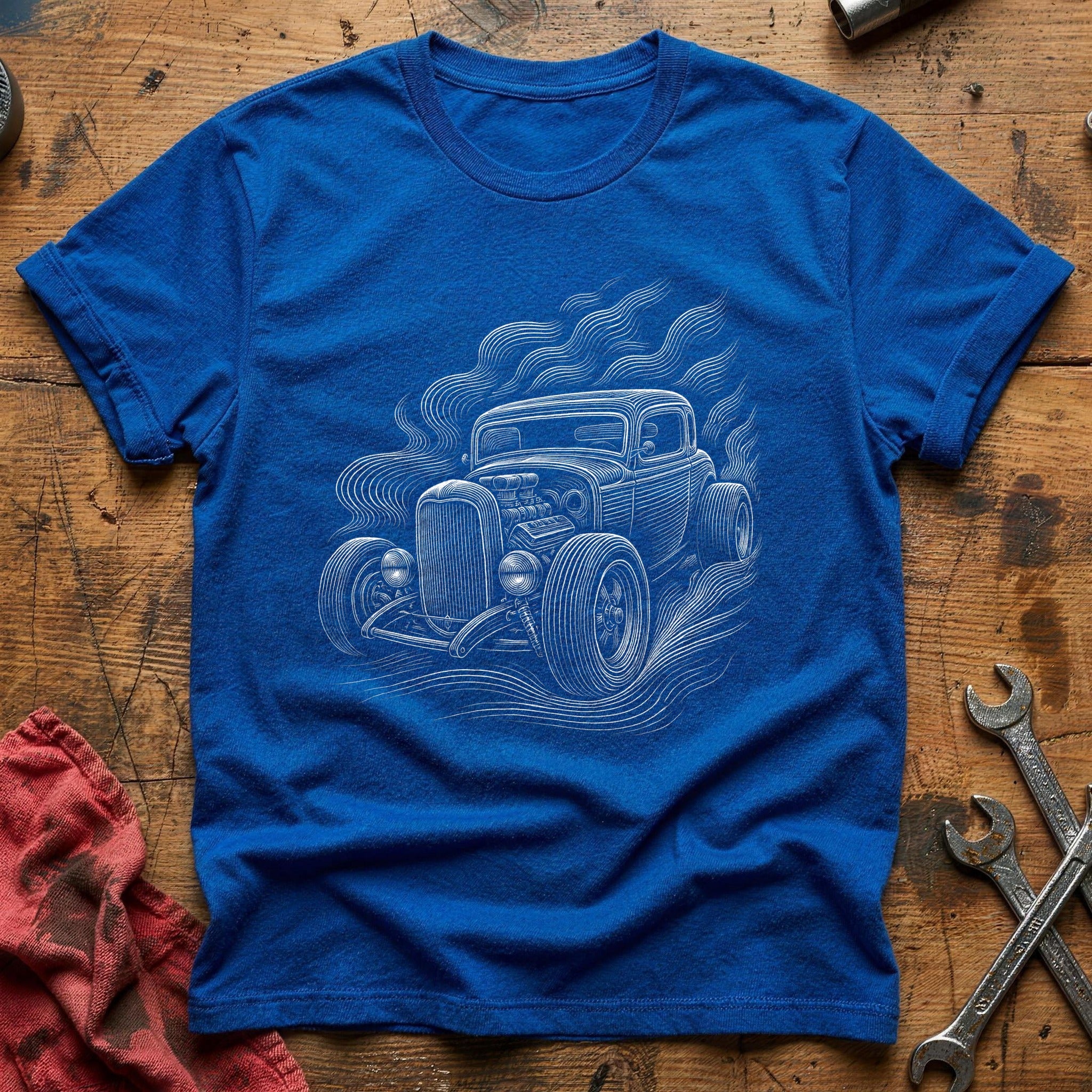 Steel & Smoke T-Shirt - Royal