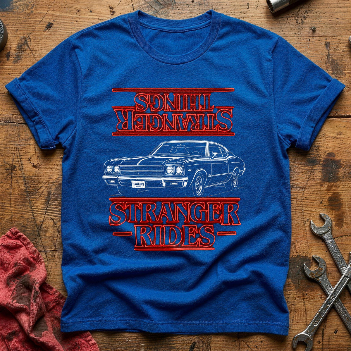 Stranger Rides 17 T-Shirt - Royal