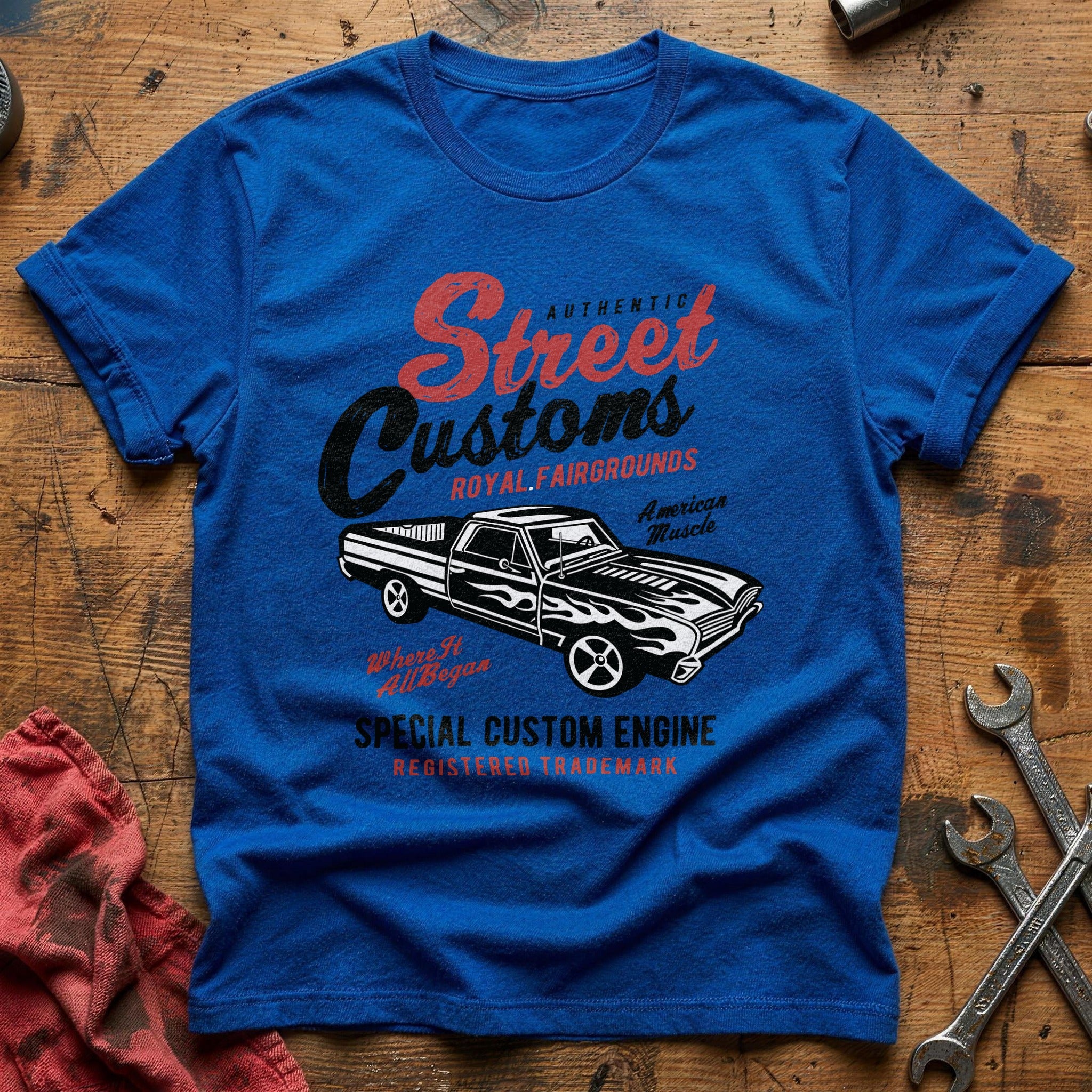 Street custom T-Shirt - Royal