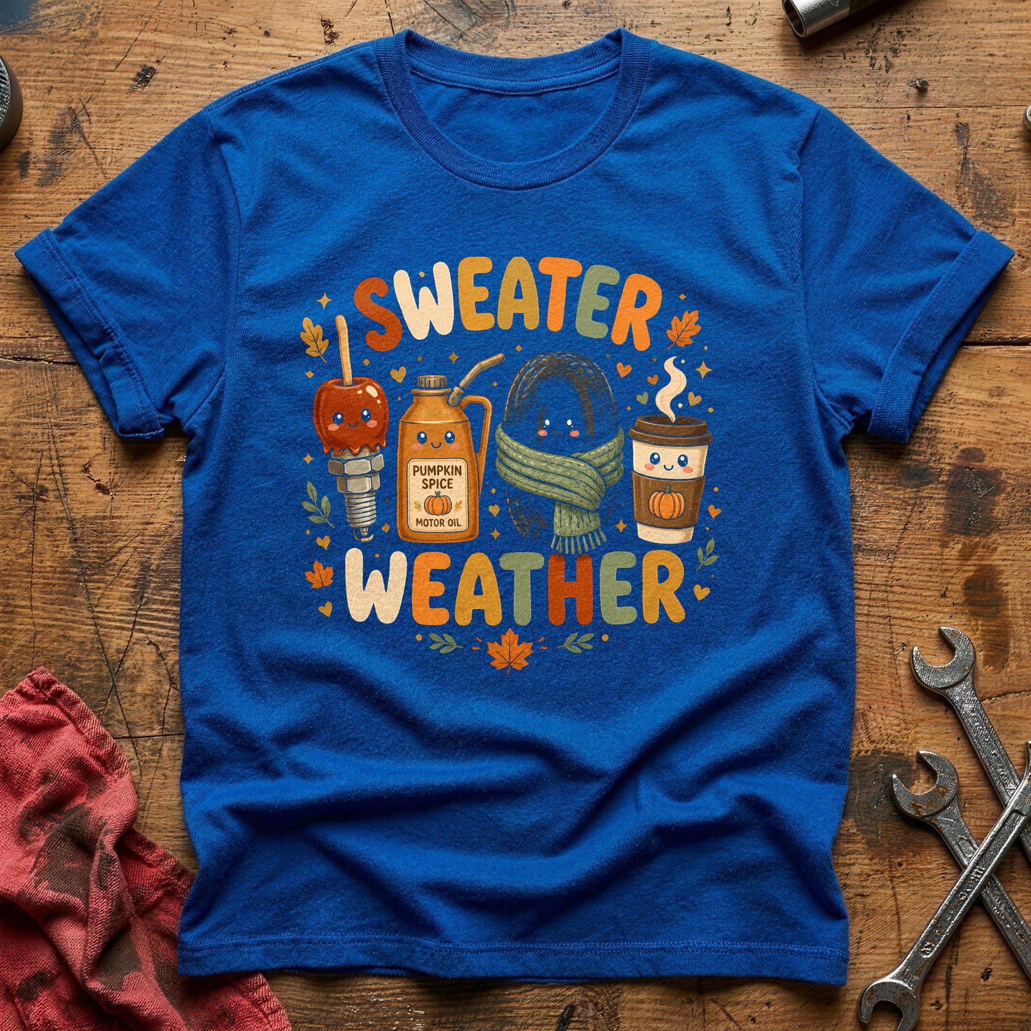 Sweater Weather Garage 95 T-Shirt - Royal