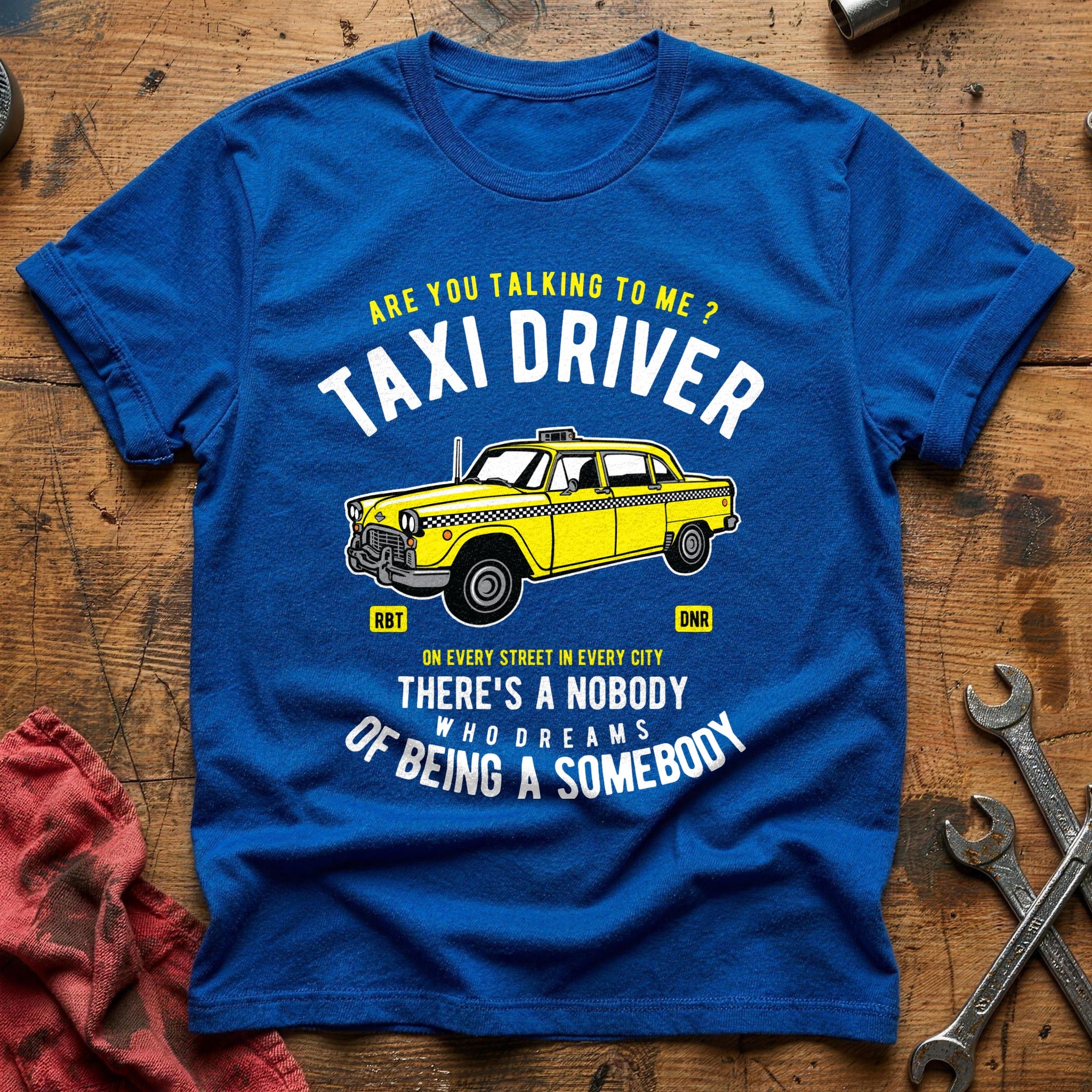 Taxi driver car T-Shirt - Royal