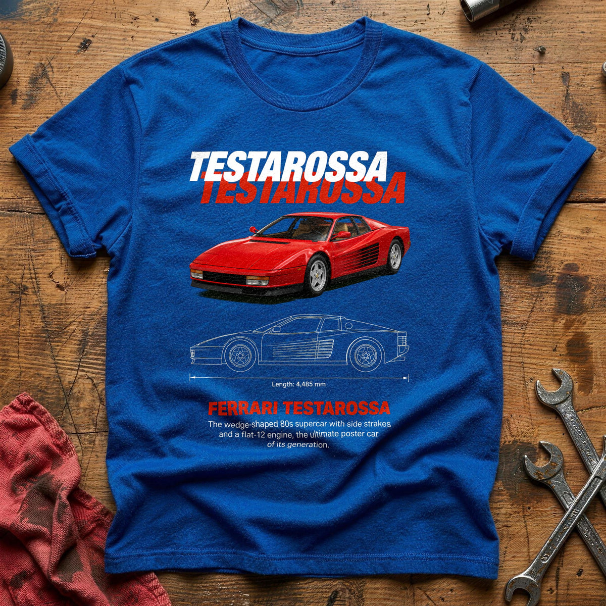 Testarossa 43 T-Shirt - Royal