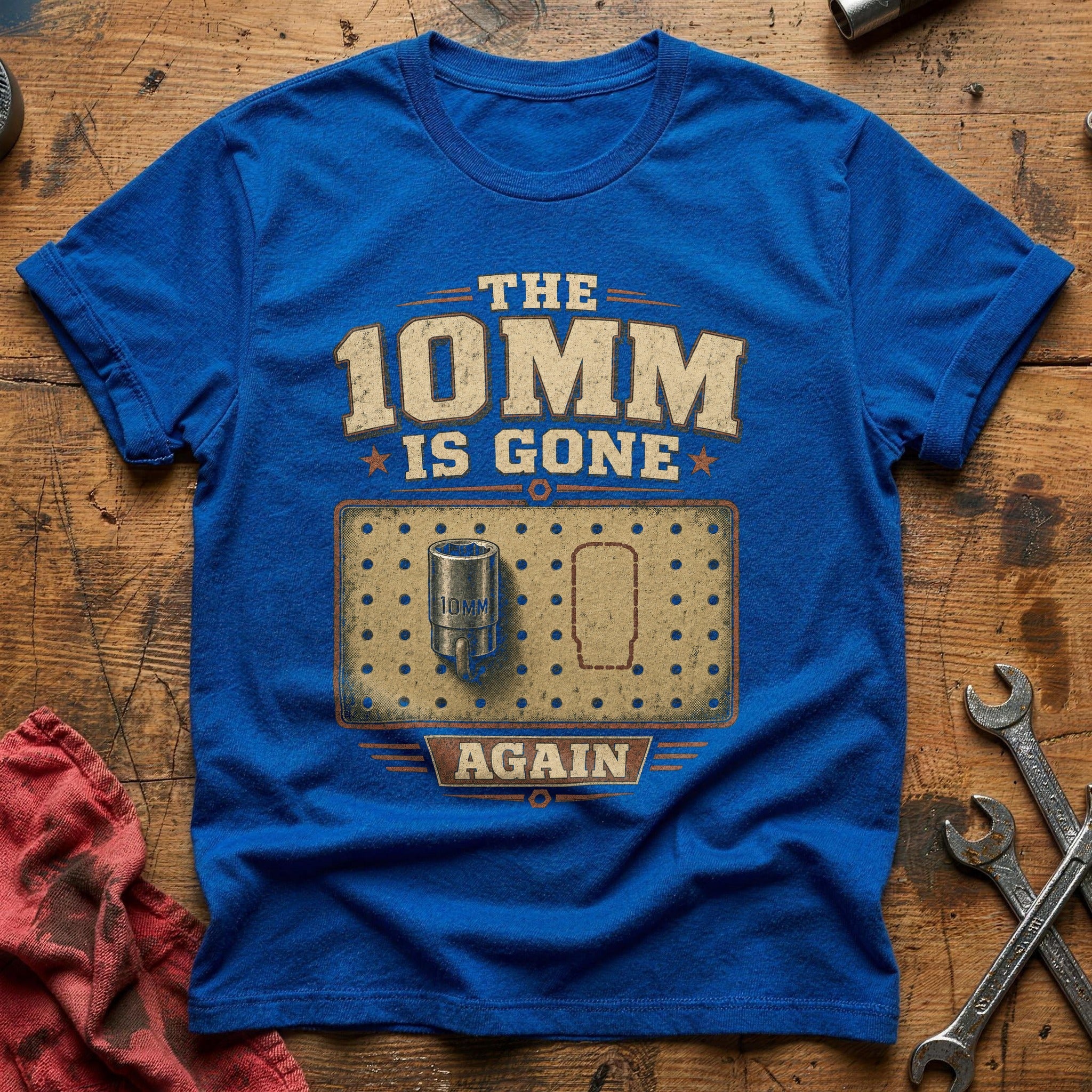The 10mm is Gone T-Shirt - Royal