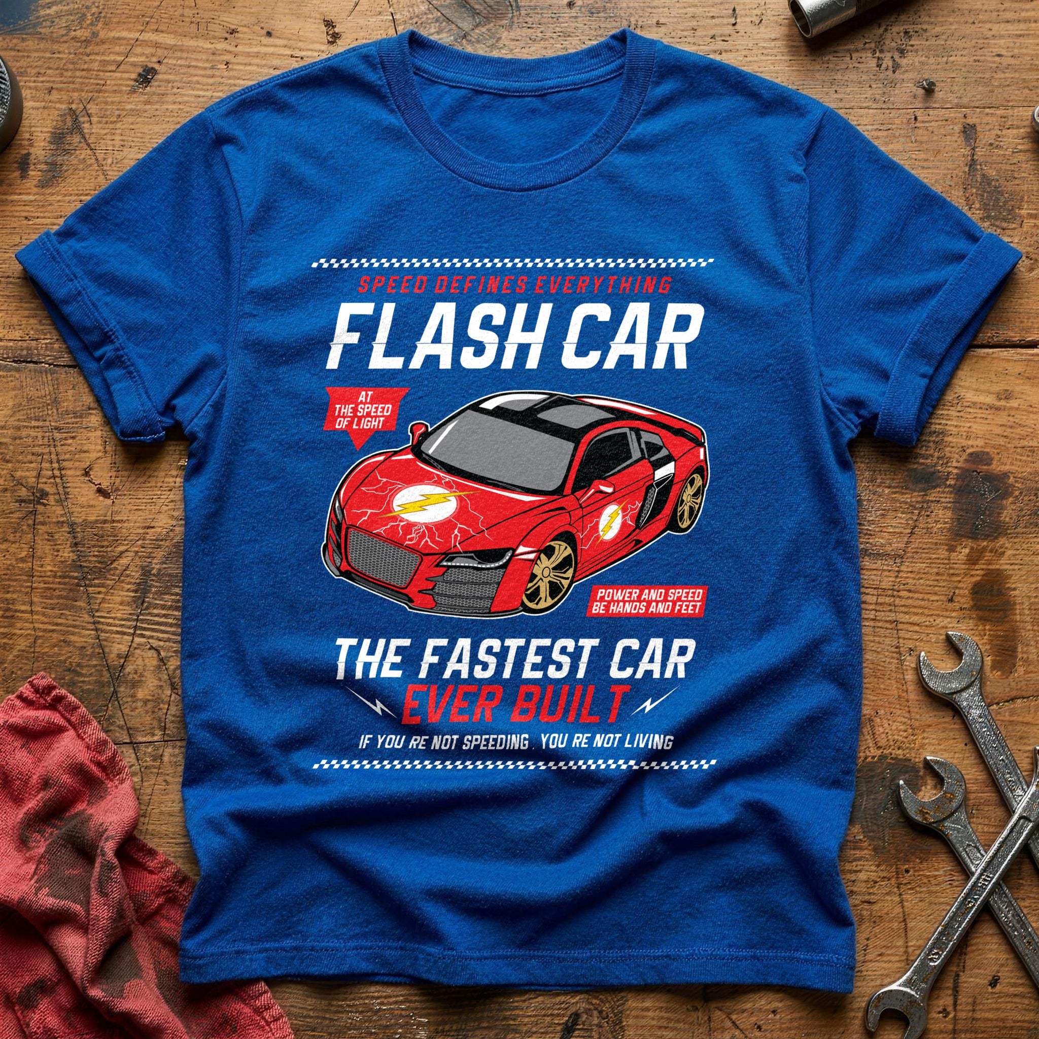 The flash fastest car T-Shirt - Royal