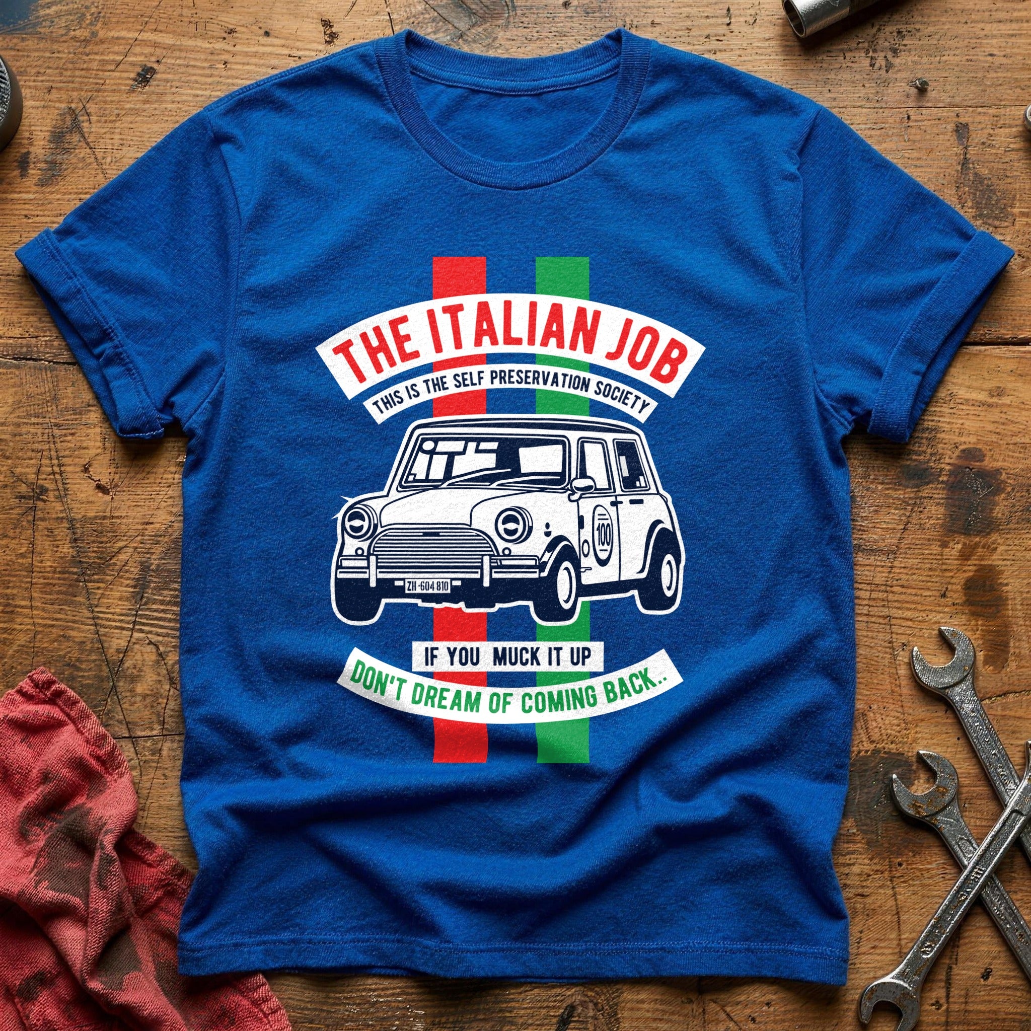 The italian car T-Shirt - Royal