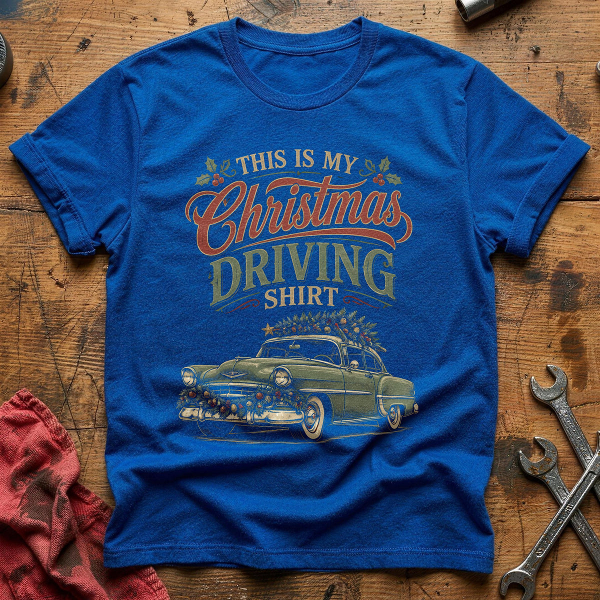 This Is My Christmas Driving Shirt 67 T-Shirt - Royal