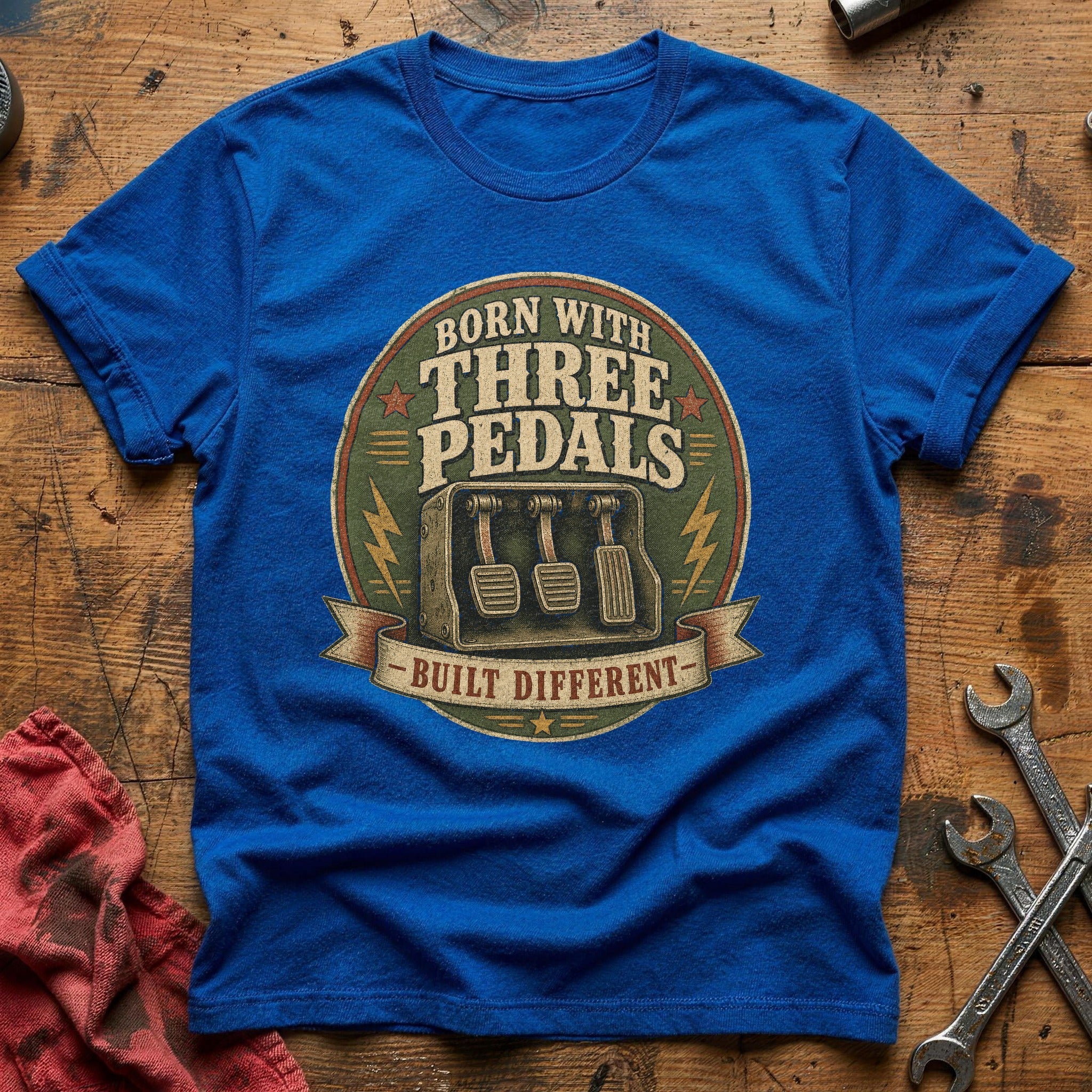 Three Pedal Gospel T-Shirt - Royal