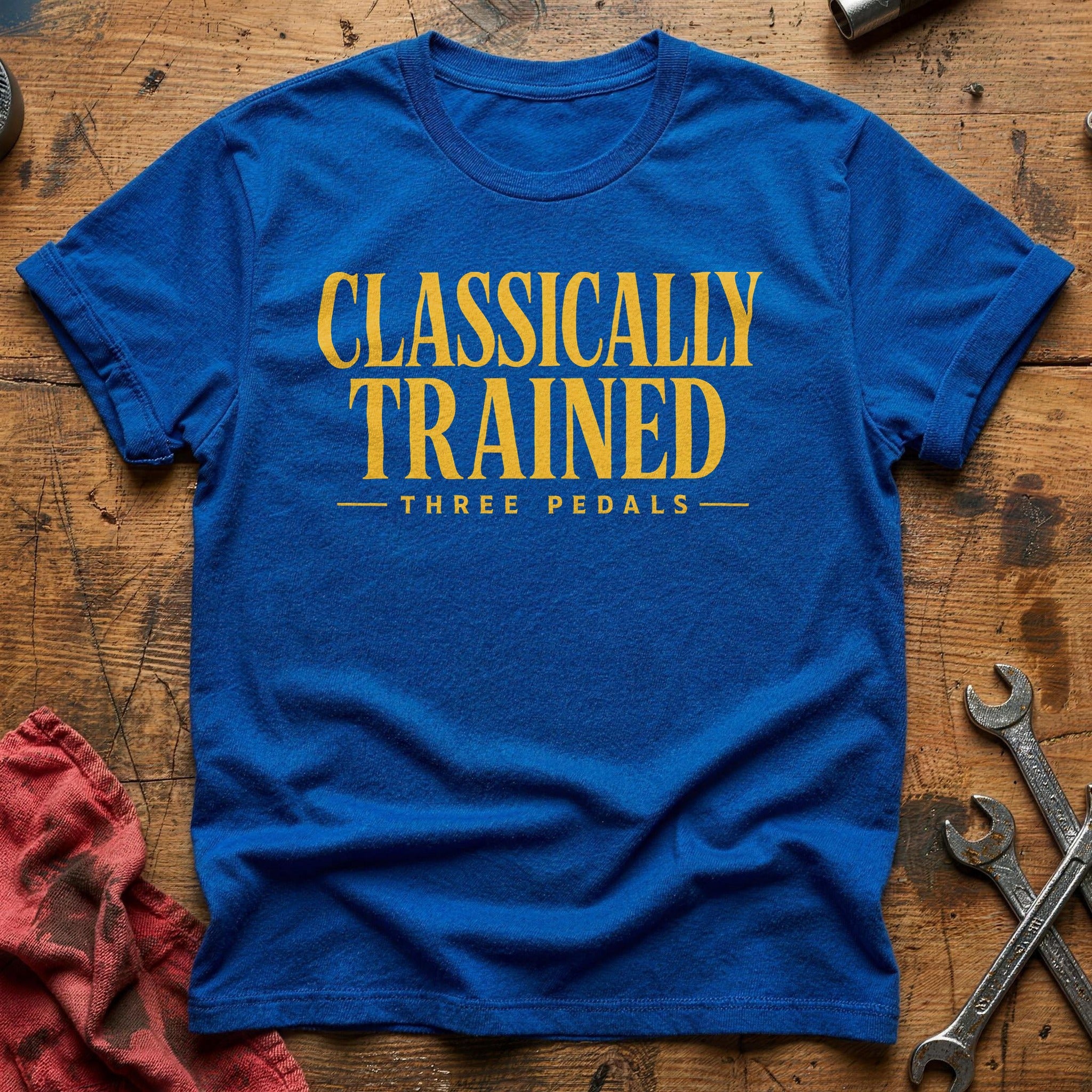 Three Pedals Deep T-Shirt - Royal