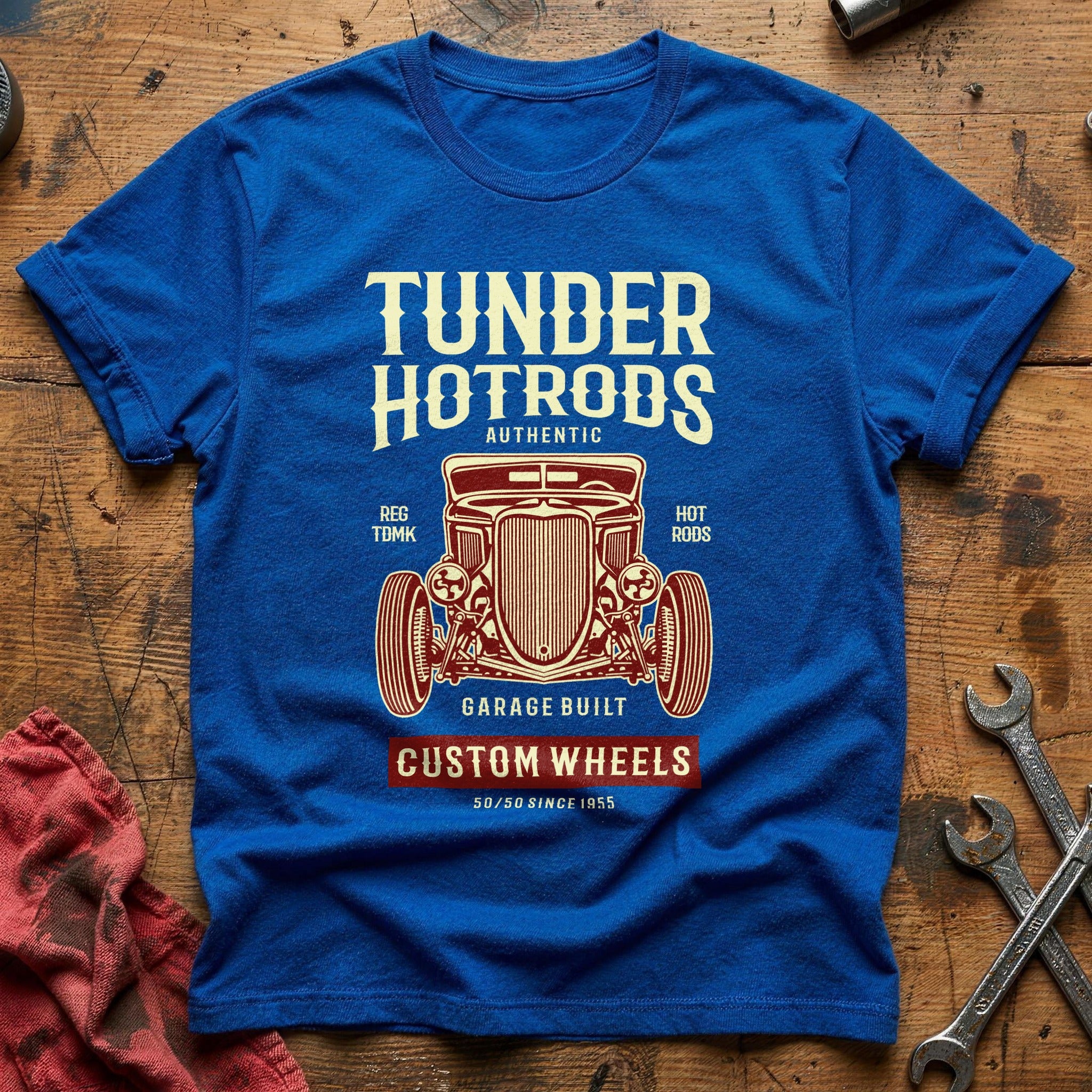 Thunder hot rods T-Shirt - Royal