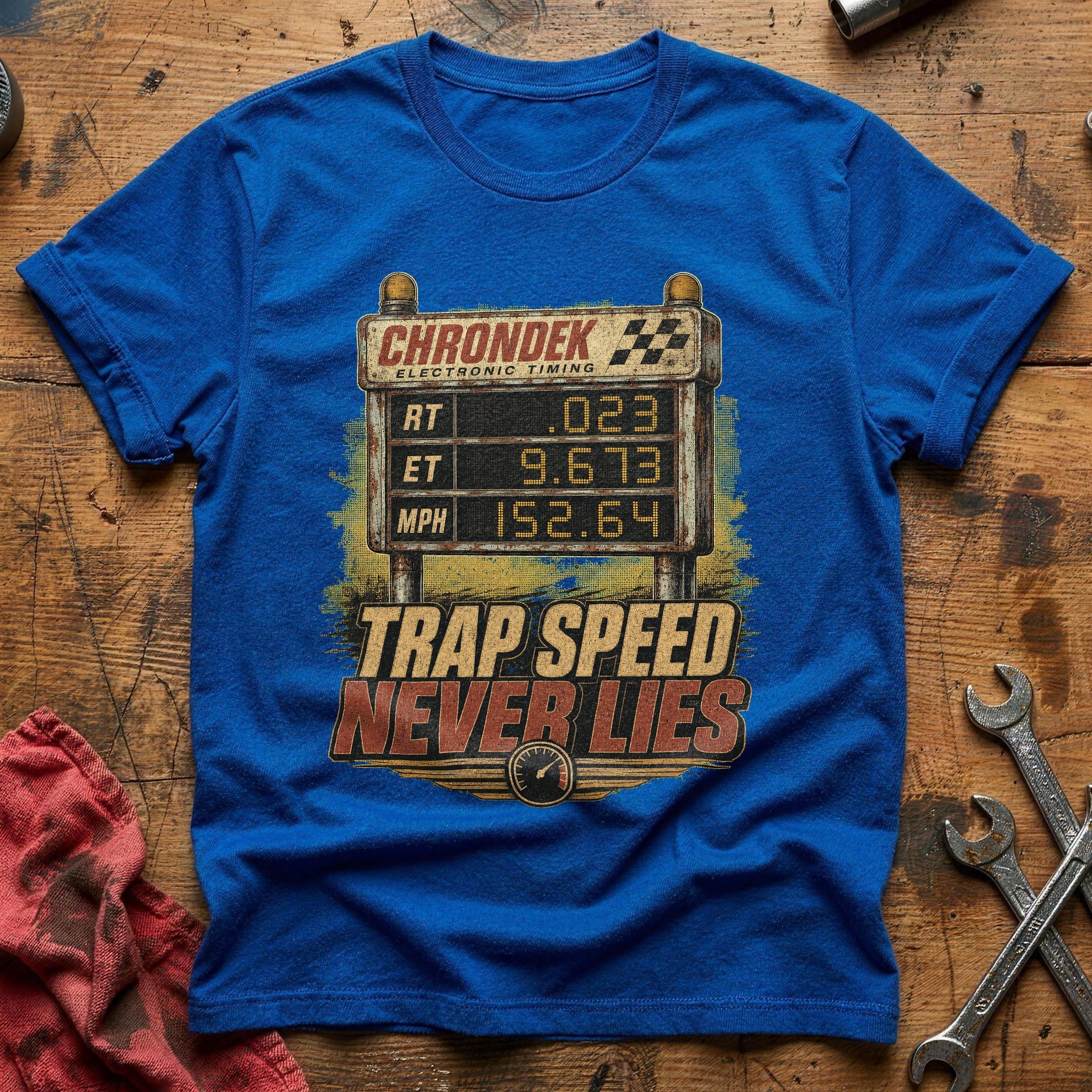 Trap Speed Never Lies T-Shirt - Royal