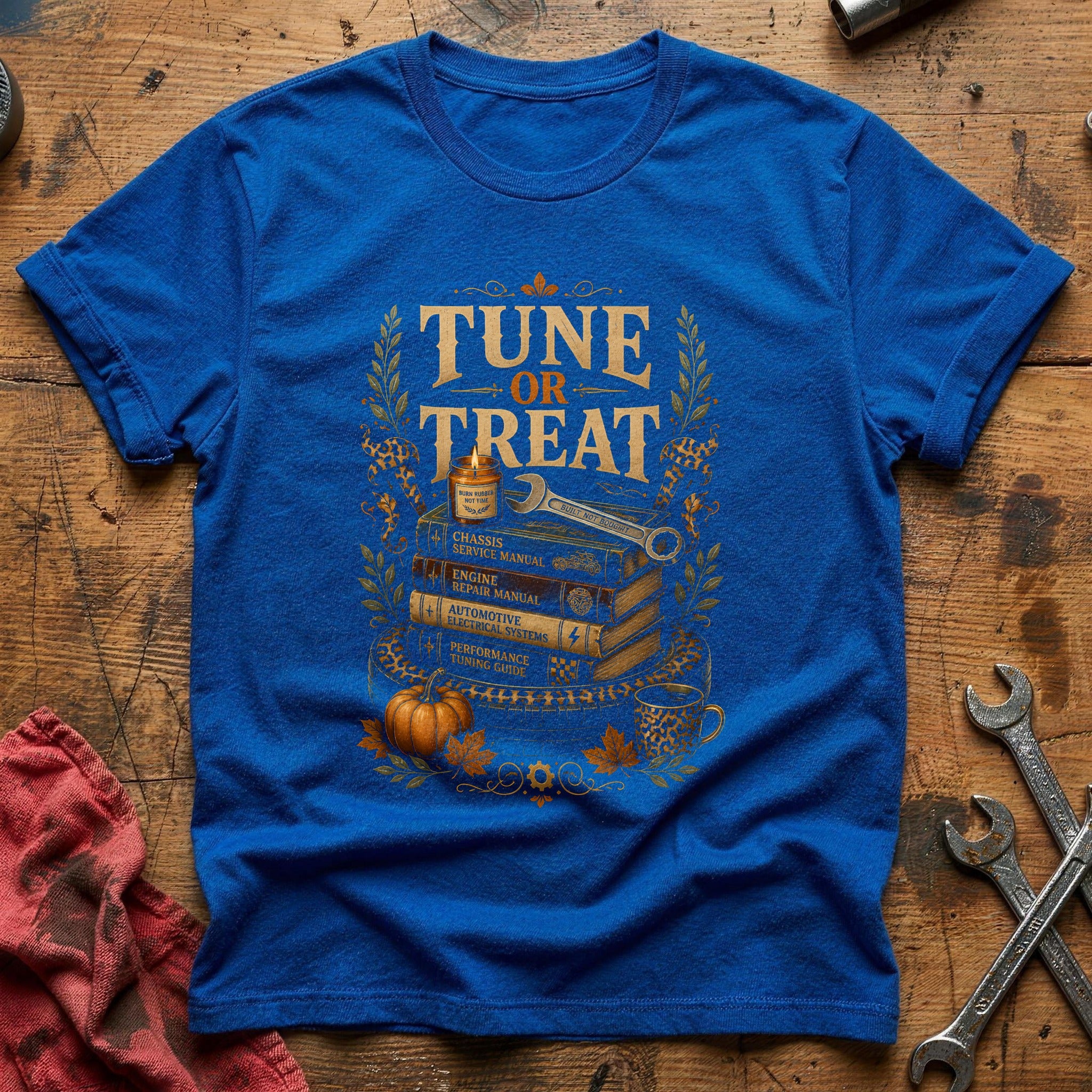 Tune Or Treat Books 88 T-Shirt - Royal