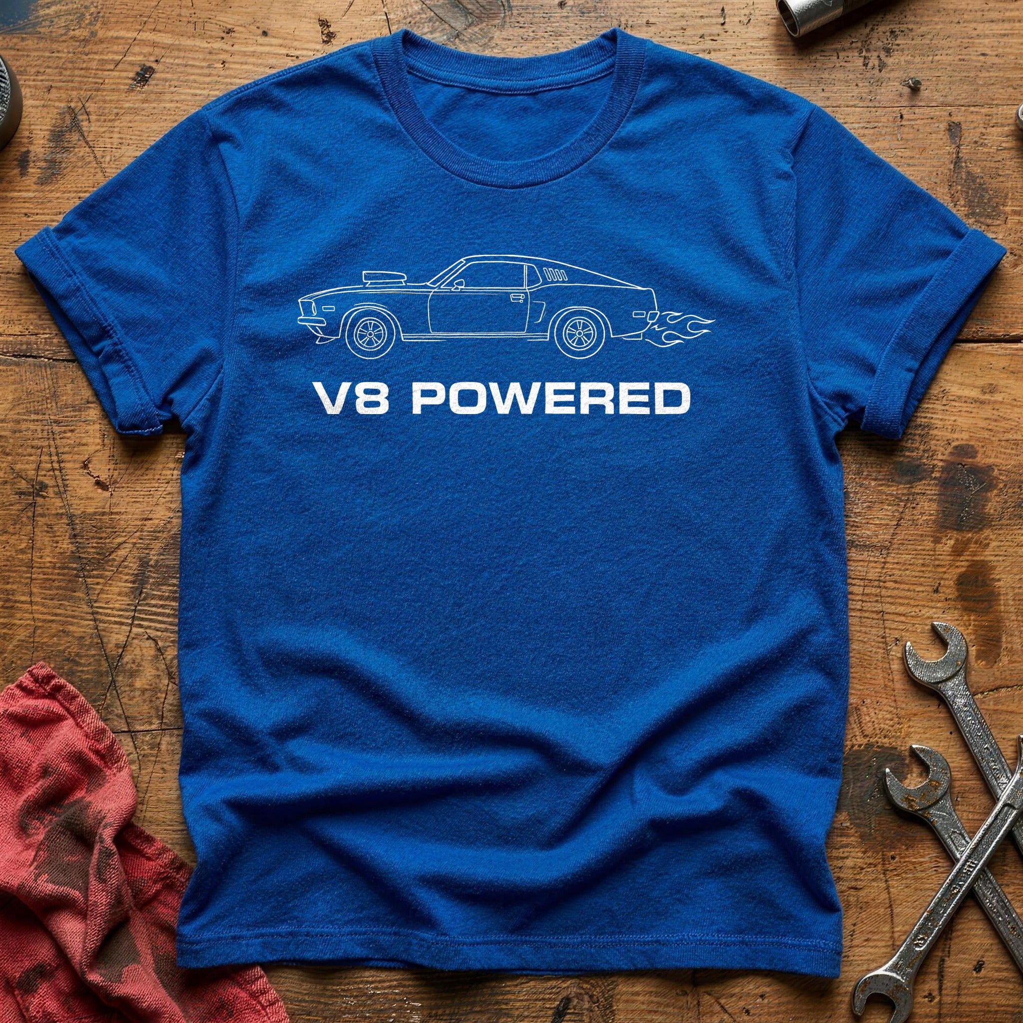 V8 Powered 68 T-Shirt - Royal