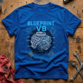 V8 Spec Sheet T-Shirt - Royal