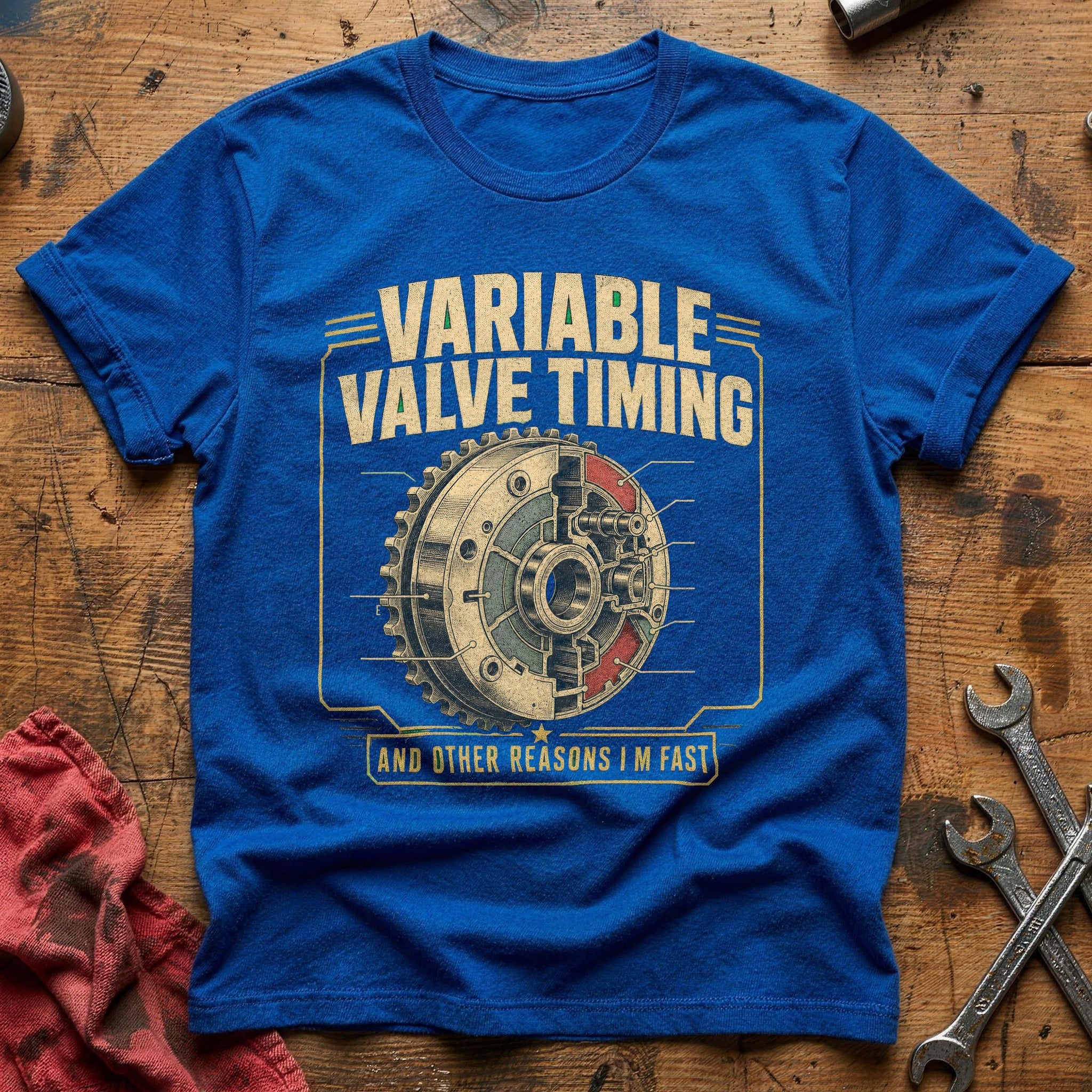 Valve Train Logic T-Shirt - Royal