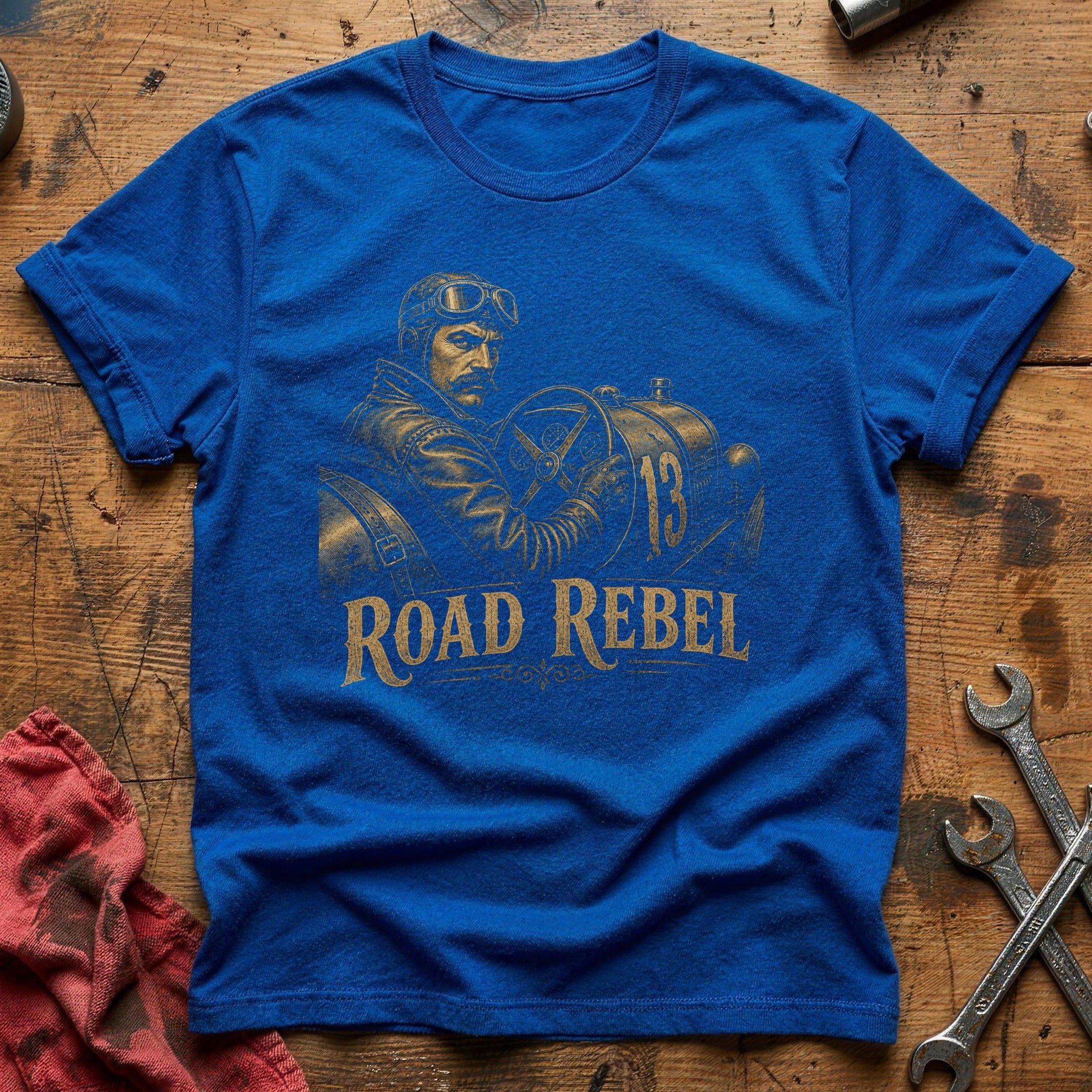 Vintage Speed Pilot T-Shirt - Royal
