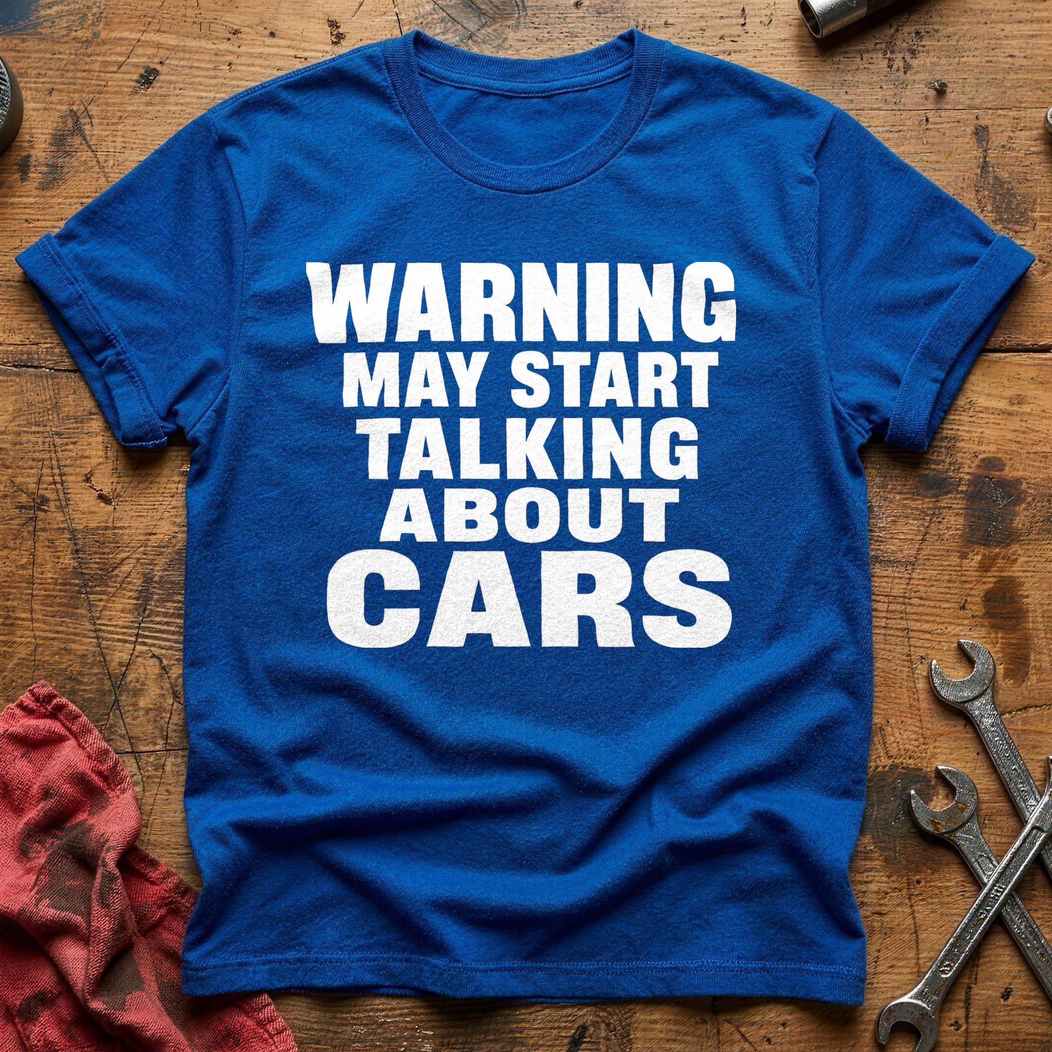 Warning, May Ramble T-Shirt - Royal