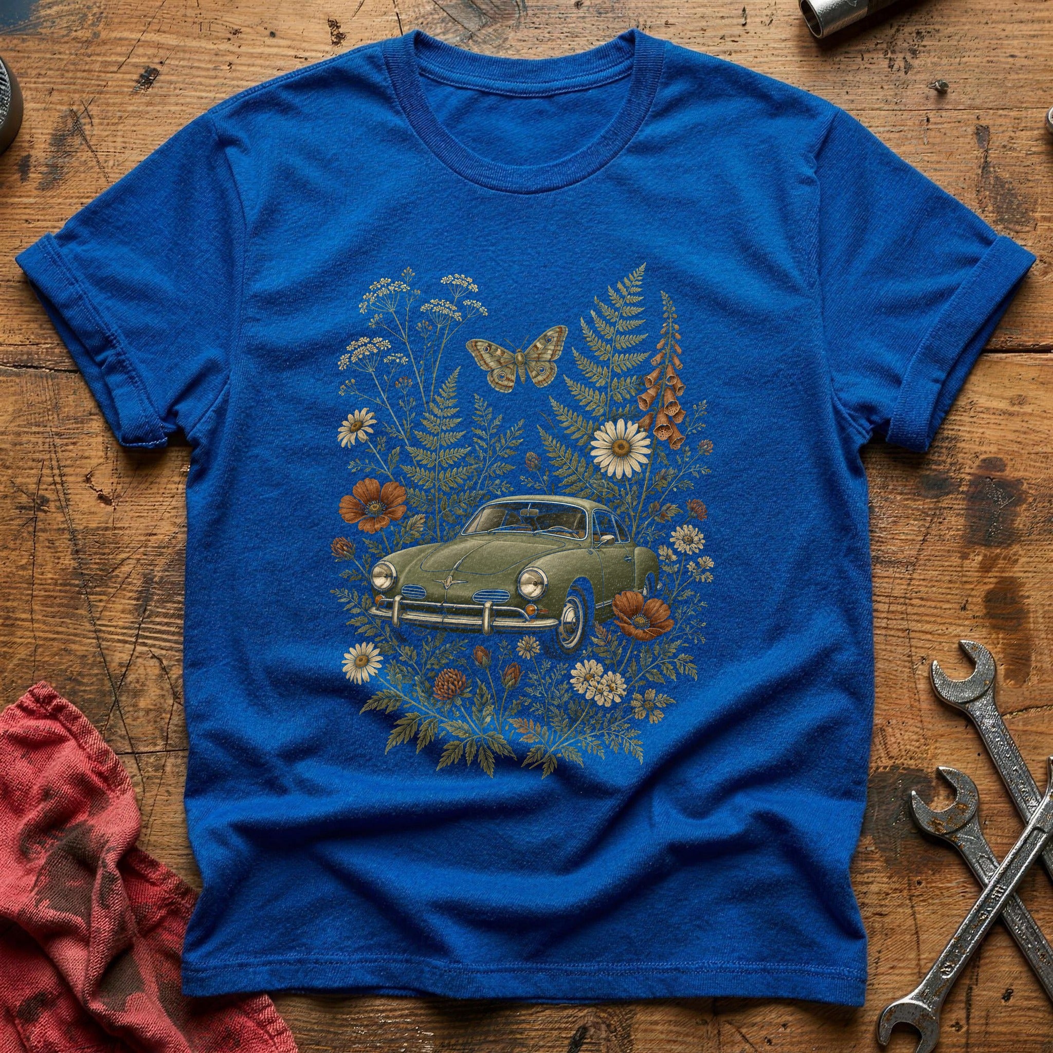 Wildflower & Chrome T-Shirt - Royal
